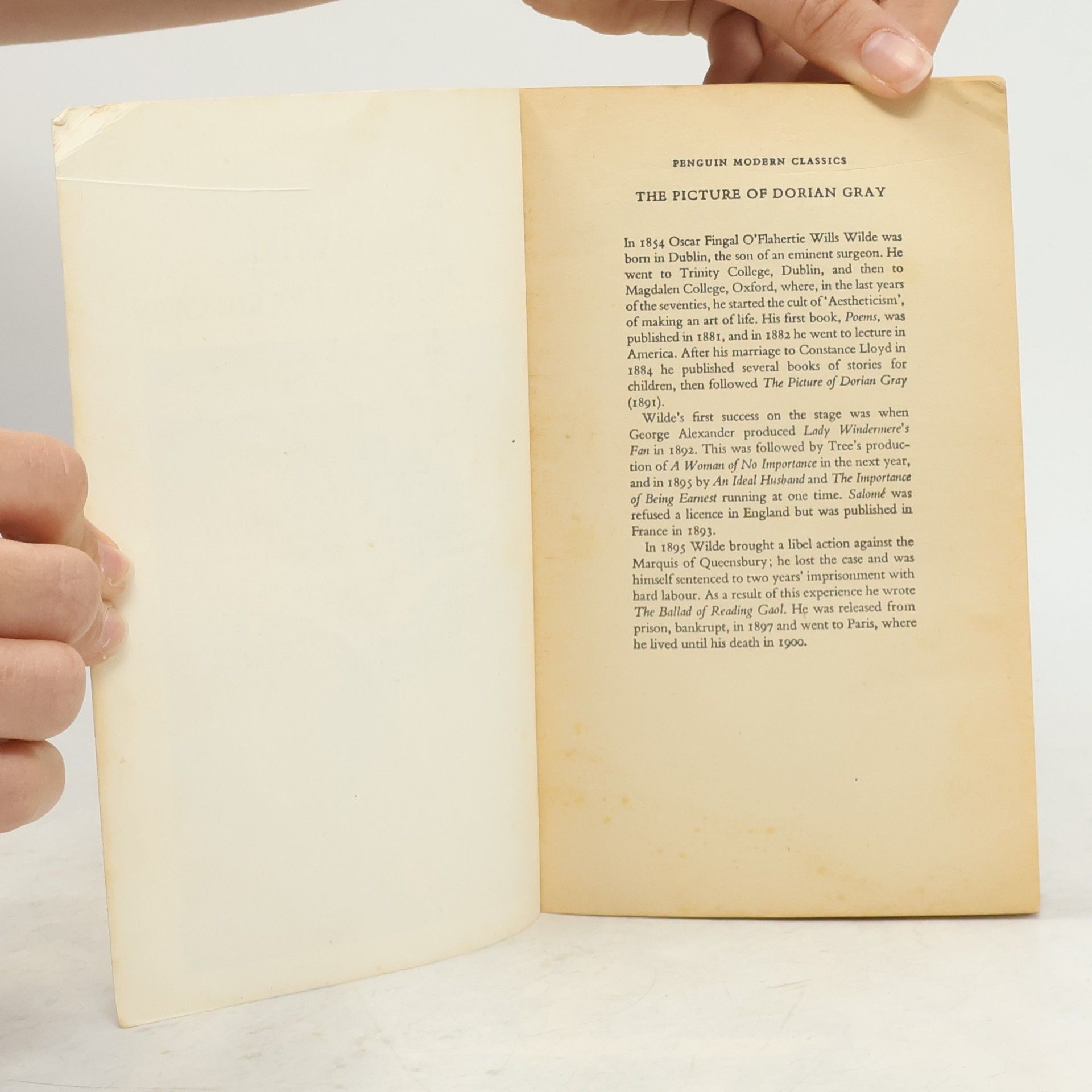 Oscar Wilde The Picture of Dorian Gray