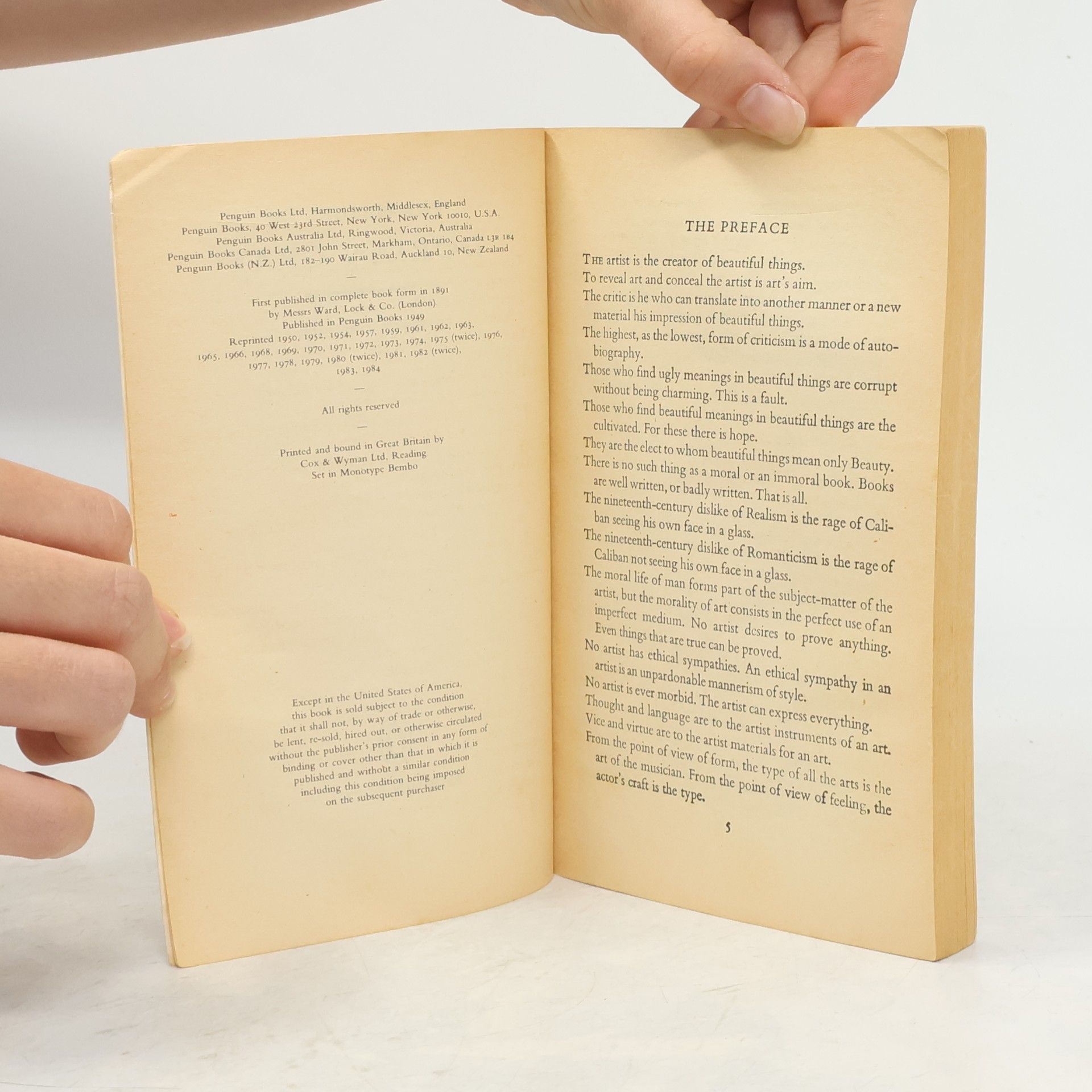Oscar Wilde The Picture of Dorian Gray