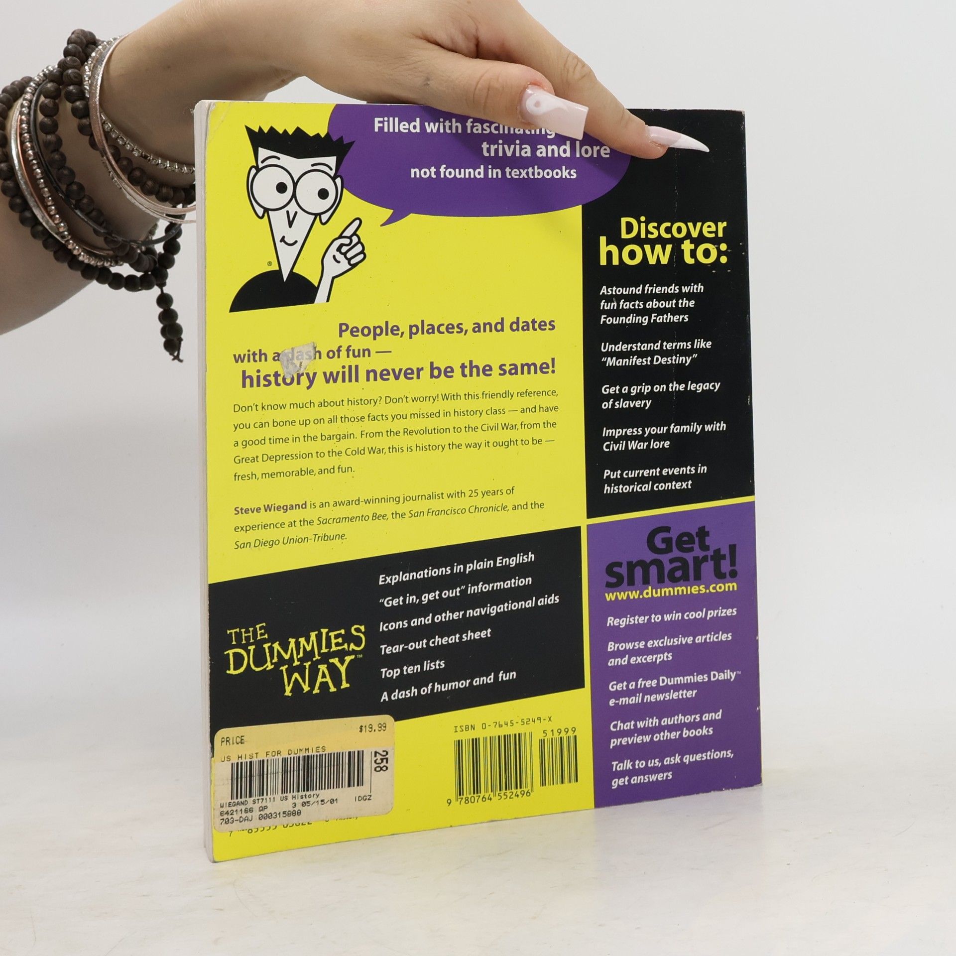 Steve Wiegand U.S. History For Dummies