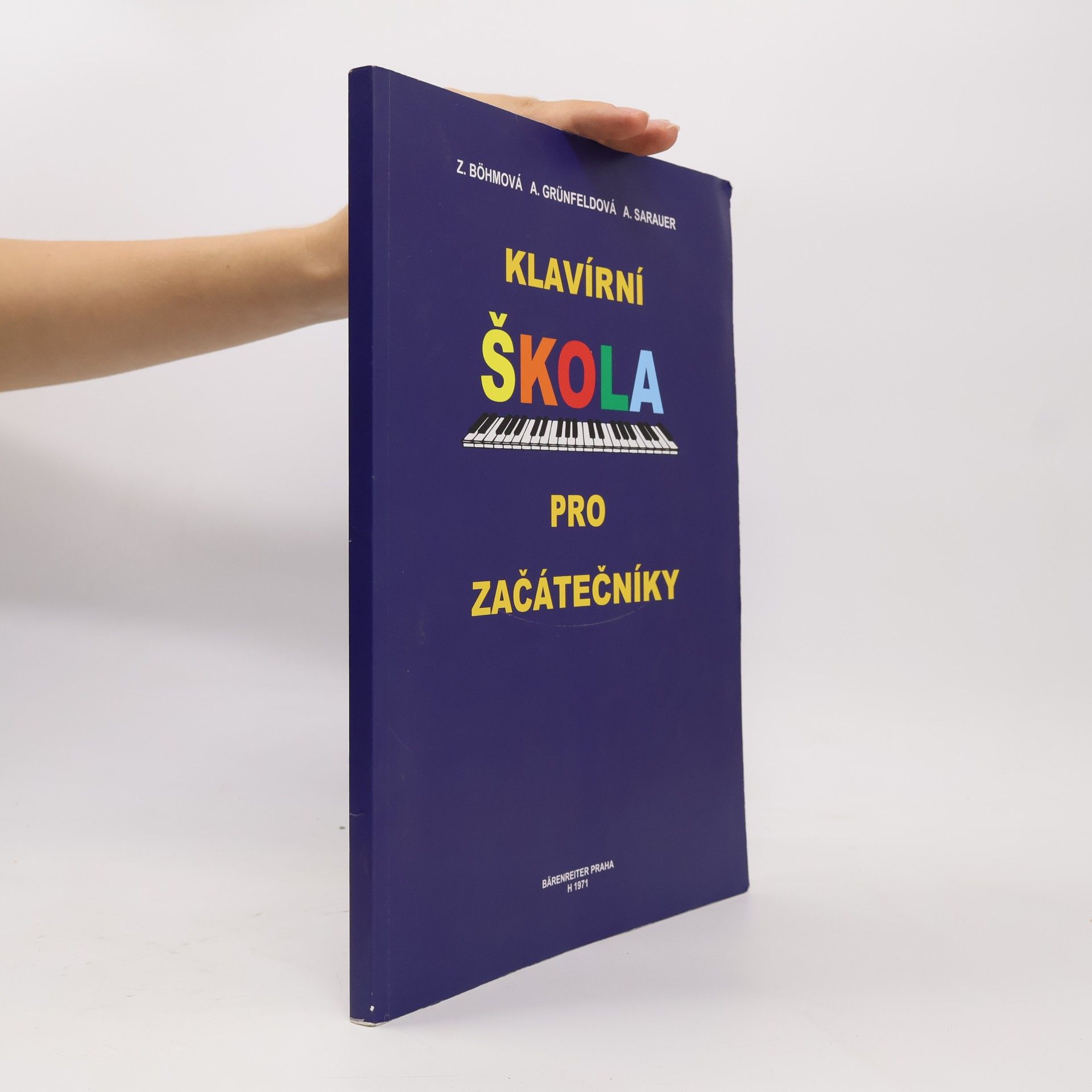 Alois Sarauer Klavírní škola pro začátečníky