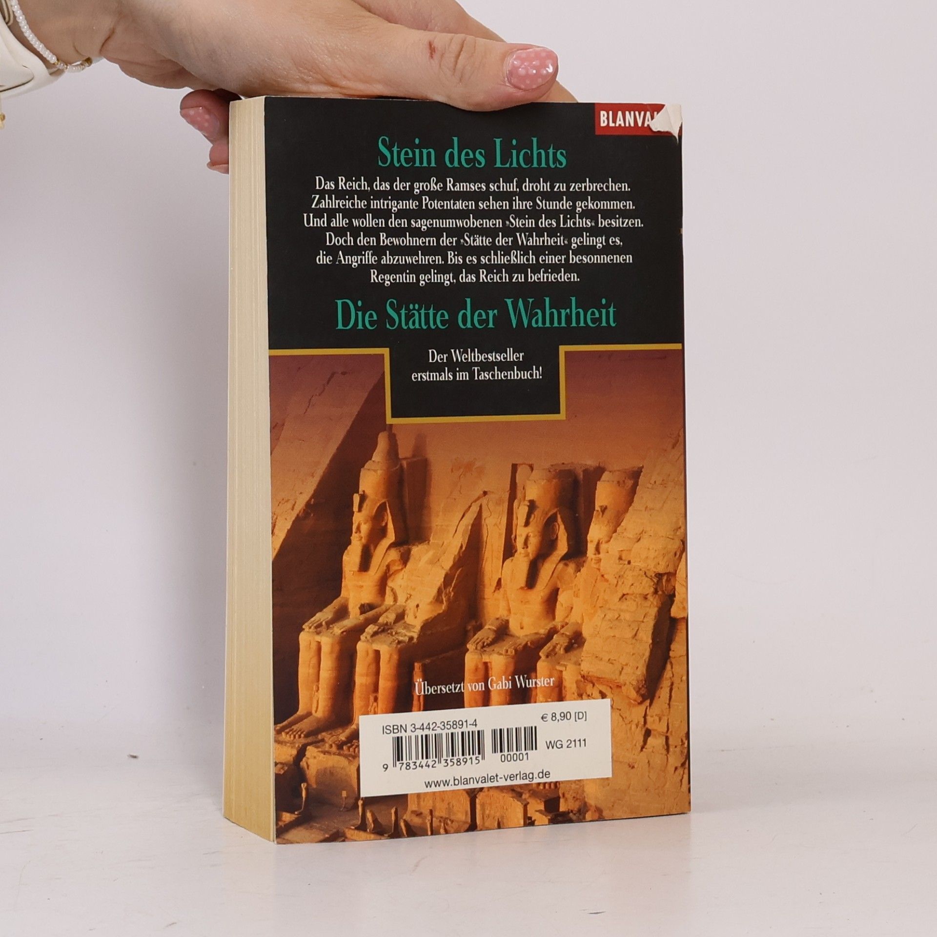 Christian Jacq Die Stätte der Wahrheit. Stein des Lichts - Roman