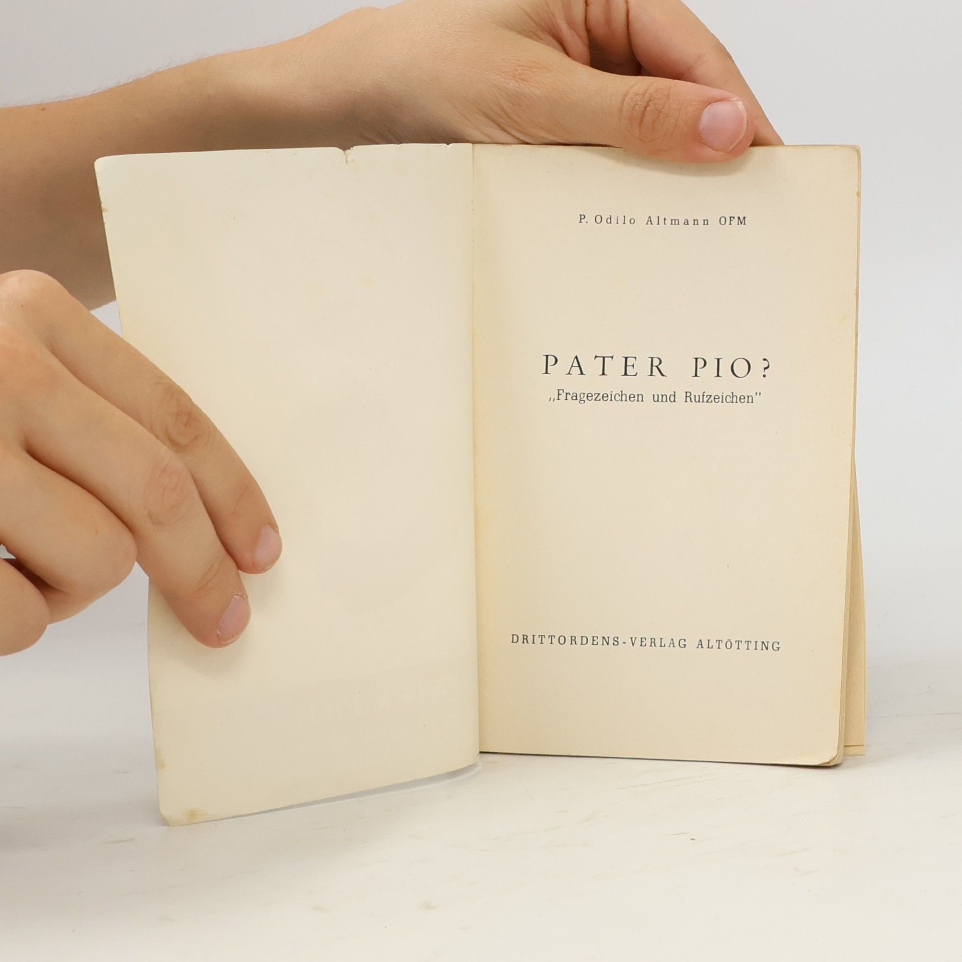 Odilo Altmann Pater Pio?