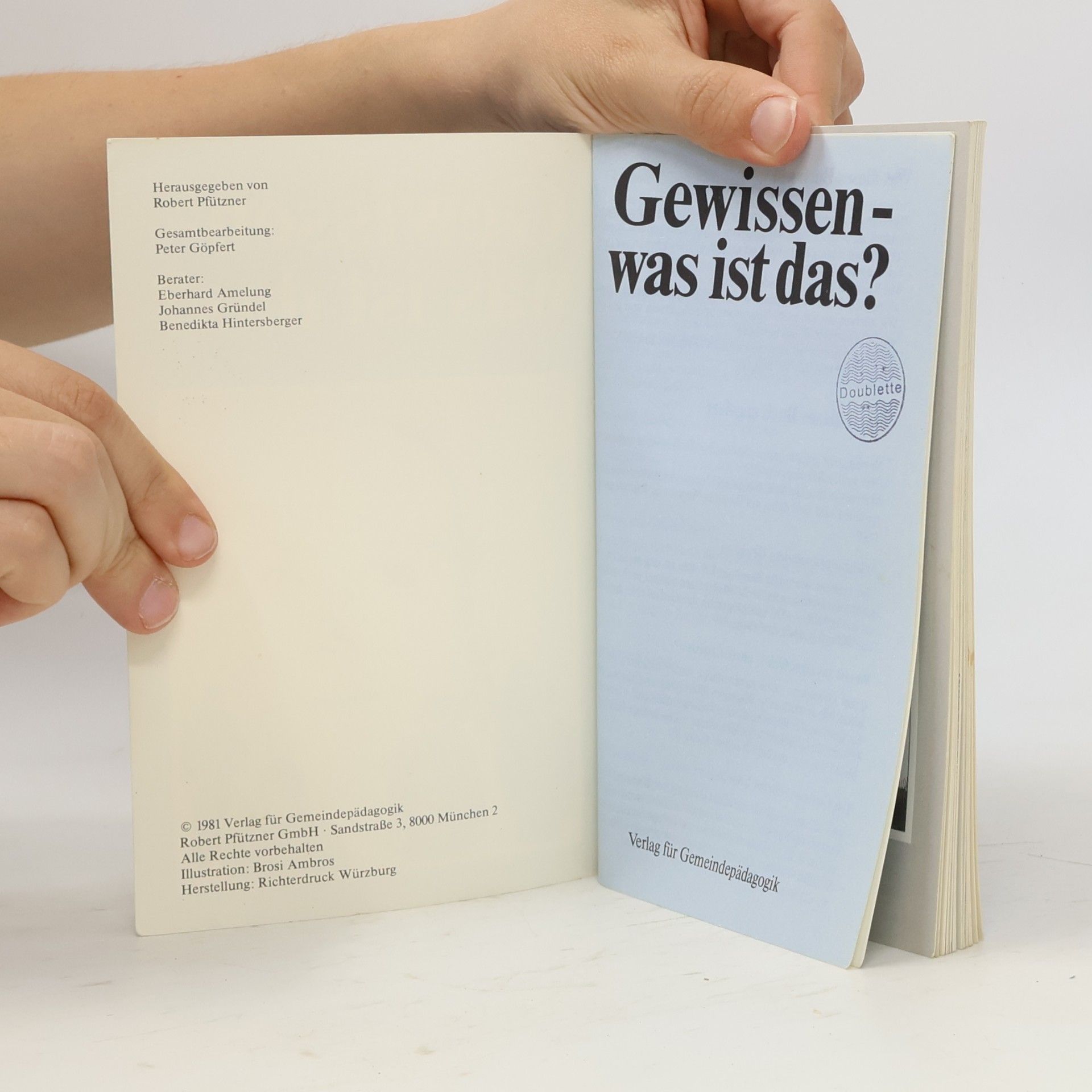 Robert Pfützner Gewissen. Was ist das?