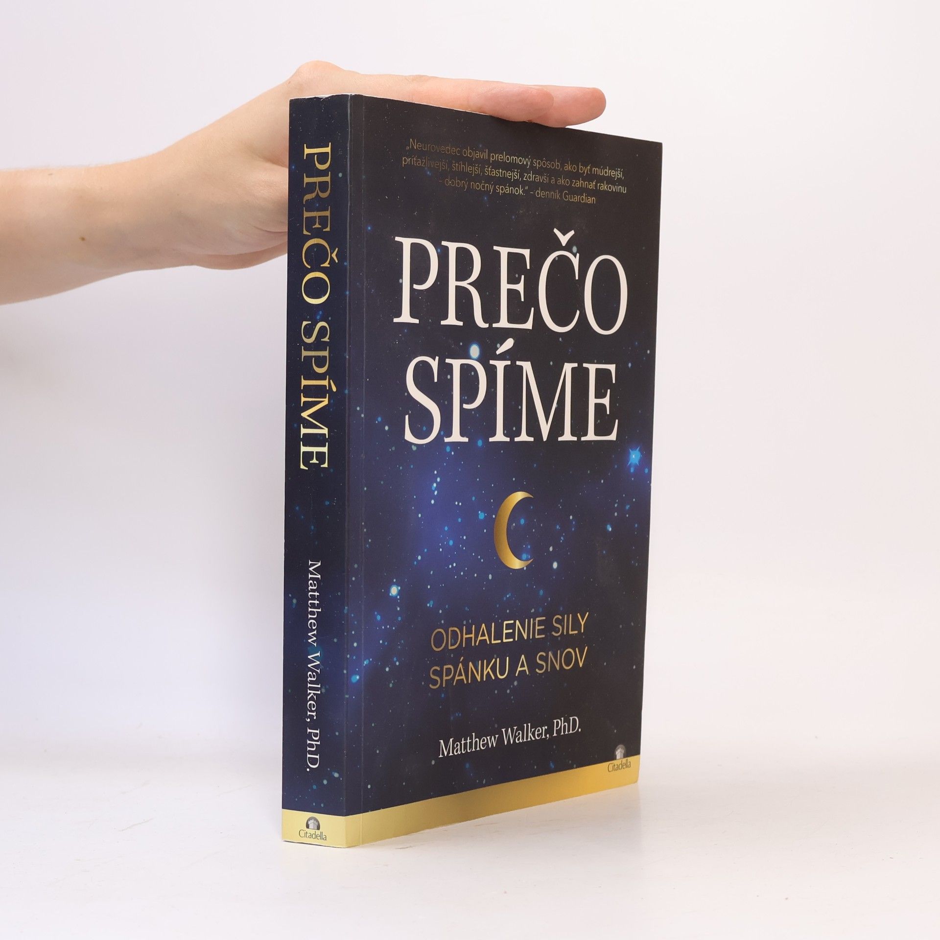 Matthew Walker Prečo spíme