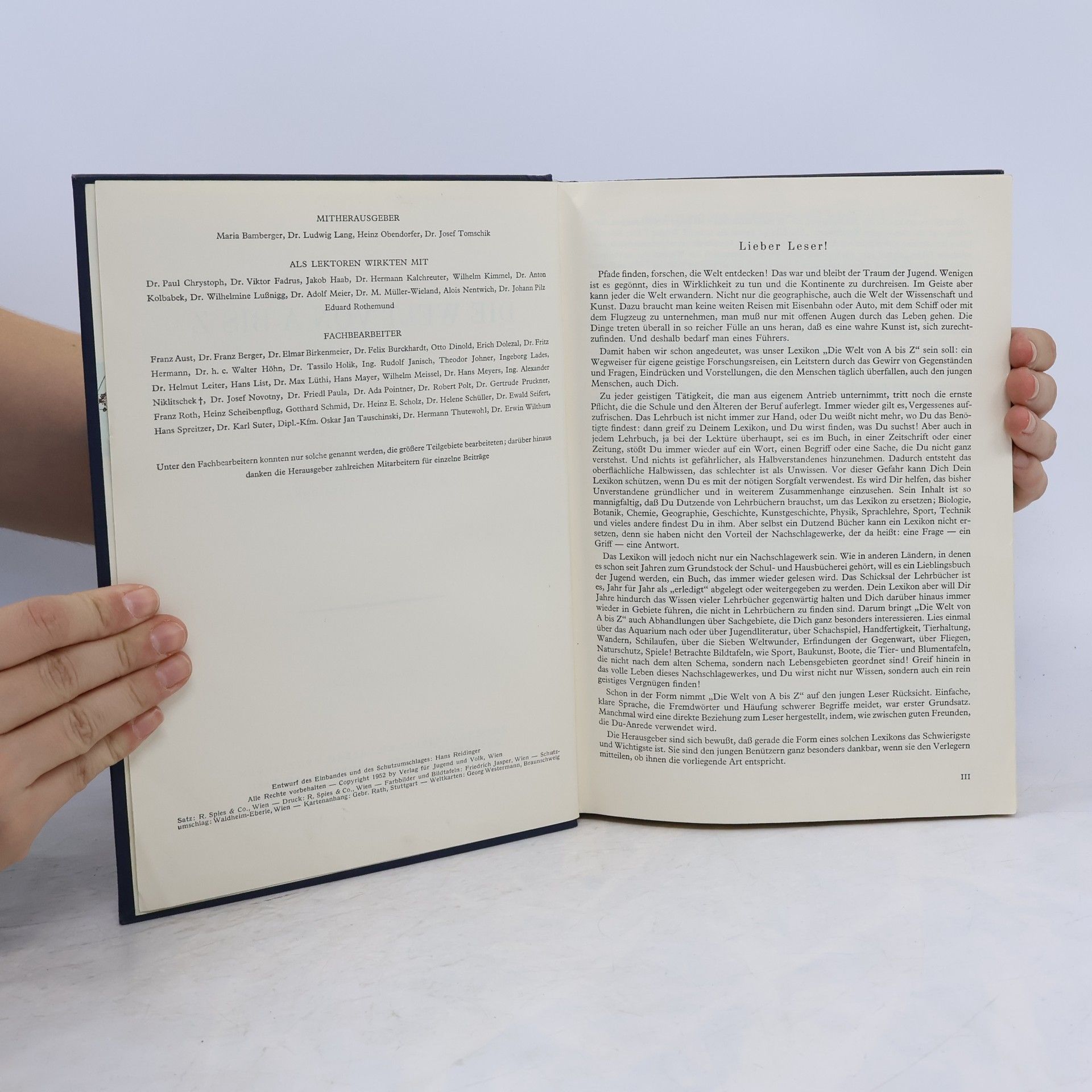 Richard Bamberger Die Welt von A bis Z