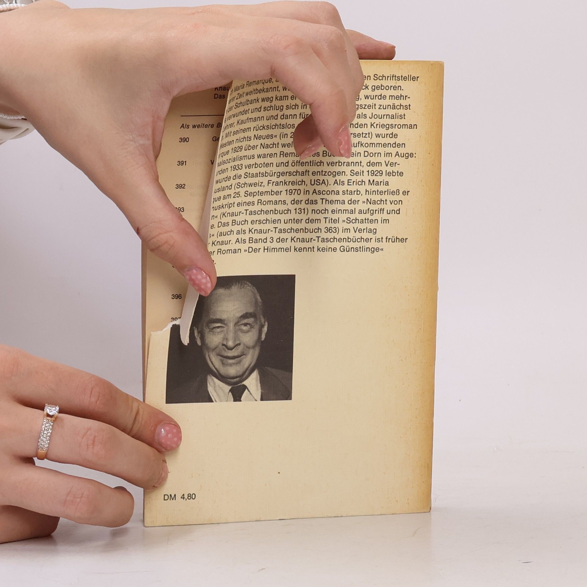 Erich Maria Remarque Der Himmel kennt keine Günstlinge