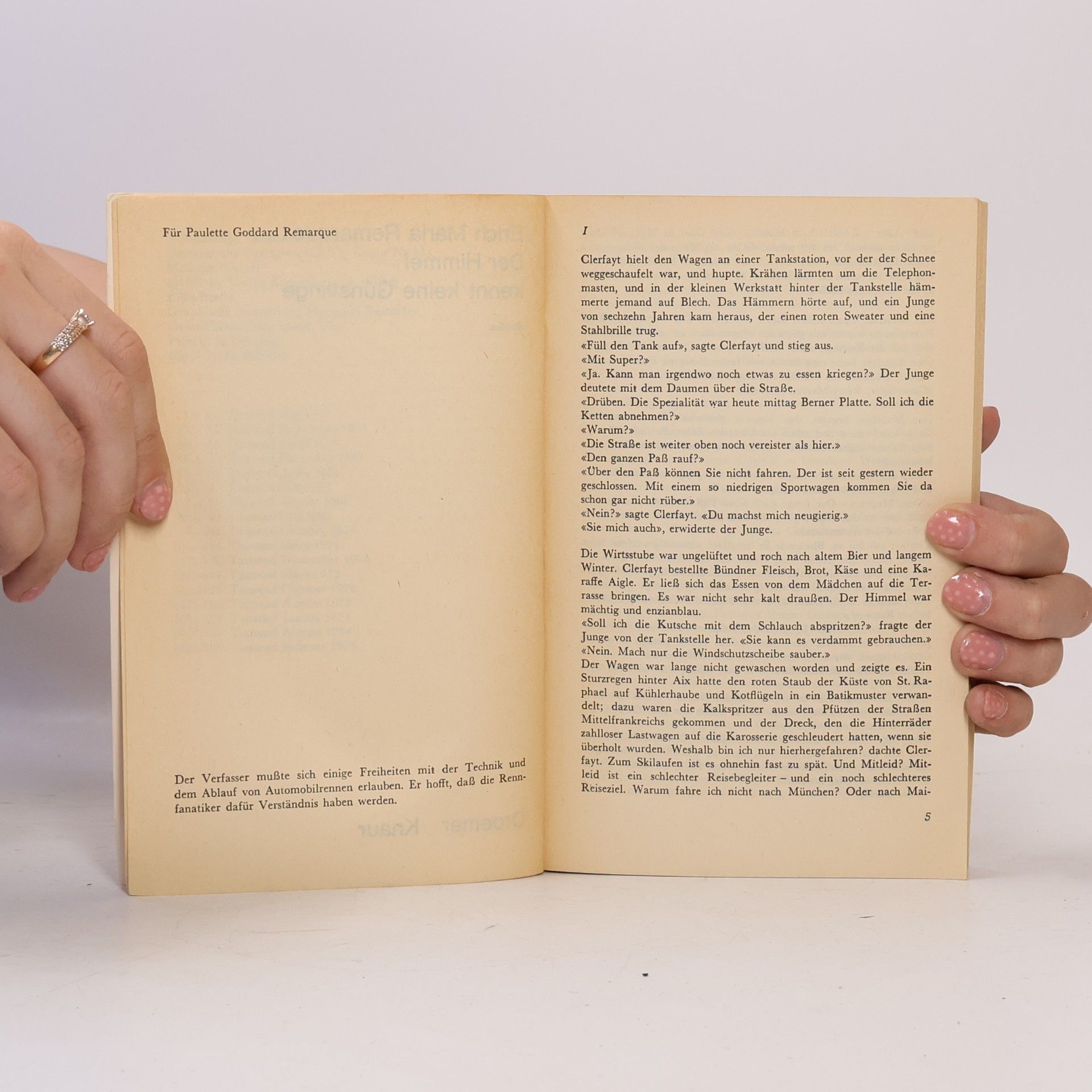 Erich Maria Remarque Der Himmel kennt keine Günstlinge