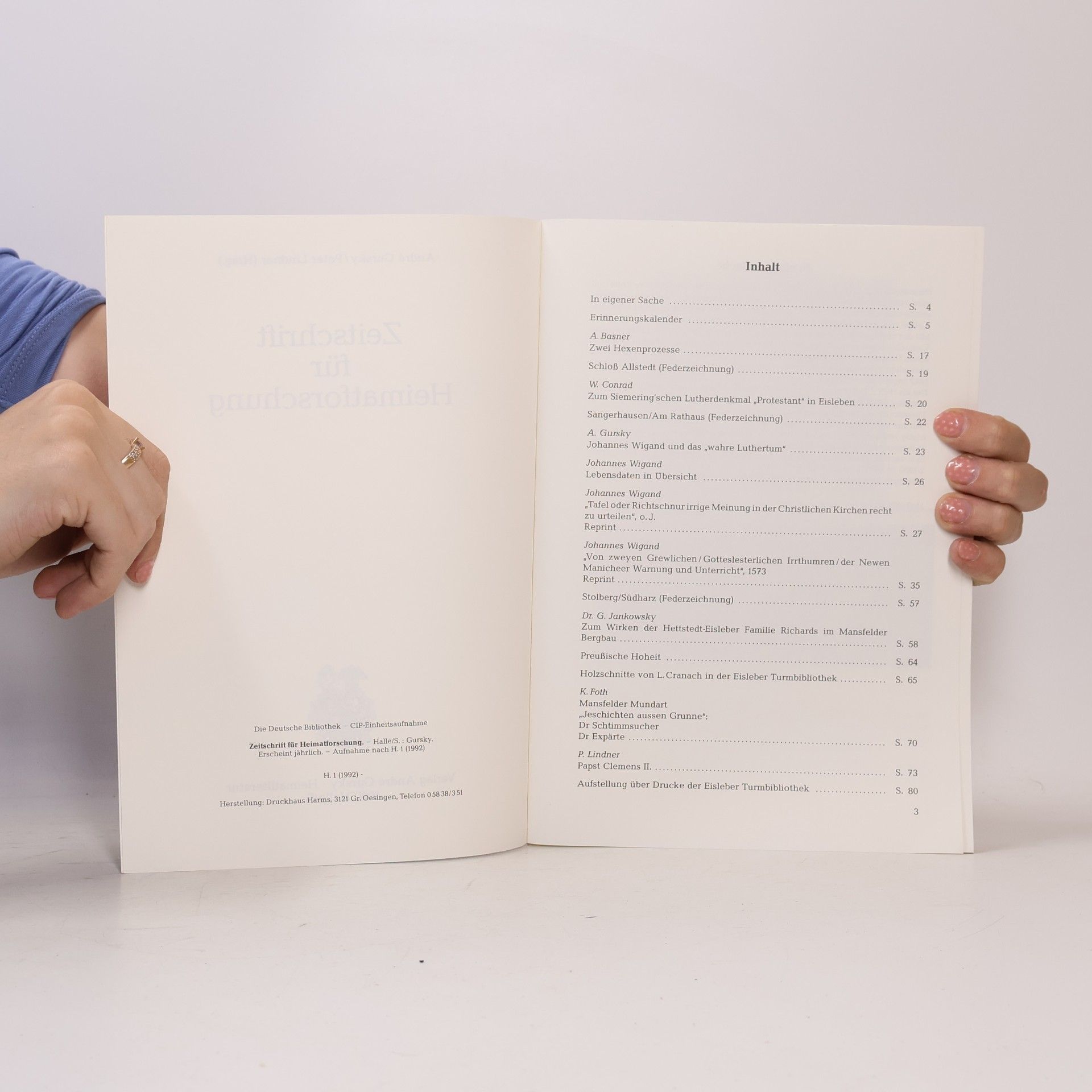 André Gursky Zeitschrift für Heimatforschung