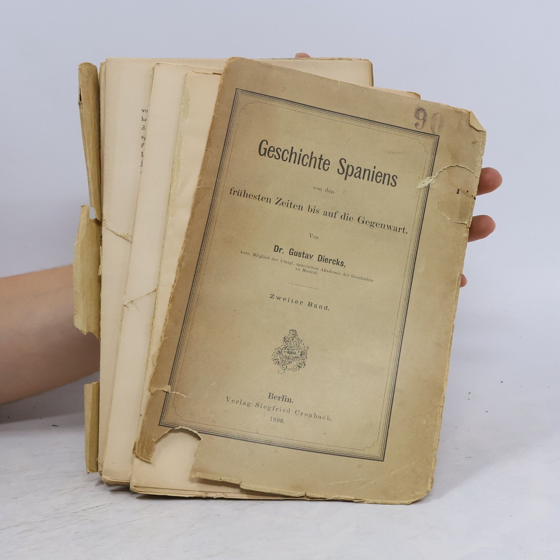Gustav Diercks Geschichte Spaniens von den frühesten Zeiten bis auf die Gegenwart