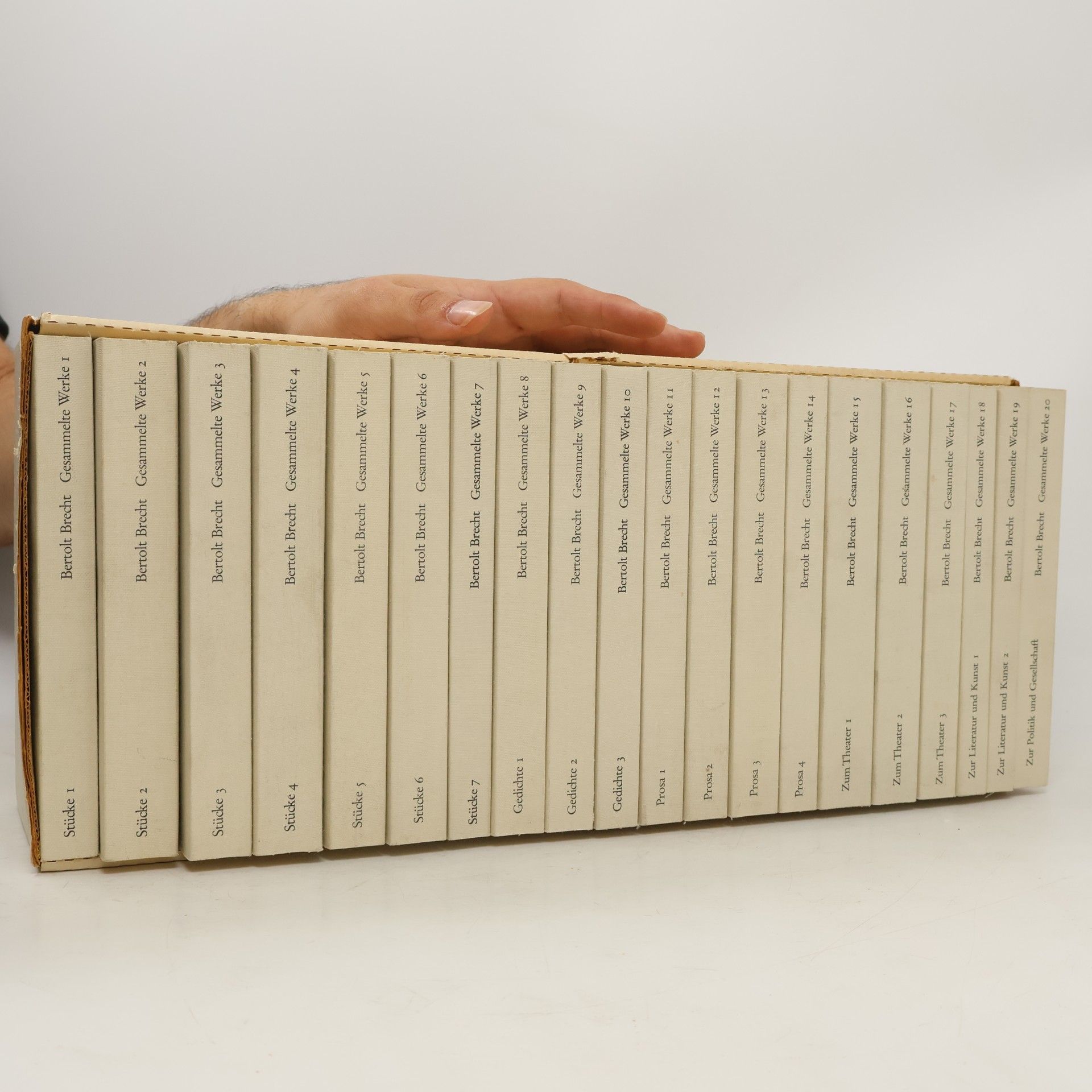Bertolt Brecht Gesammelte Werke in 20 Bänden 1-20