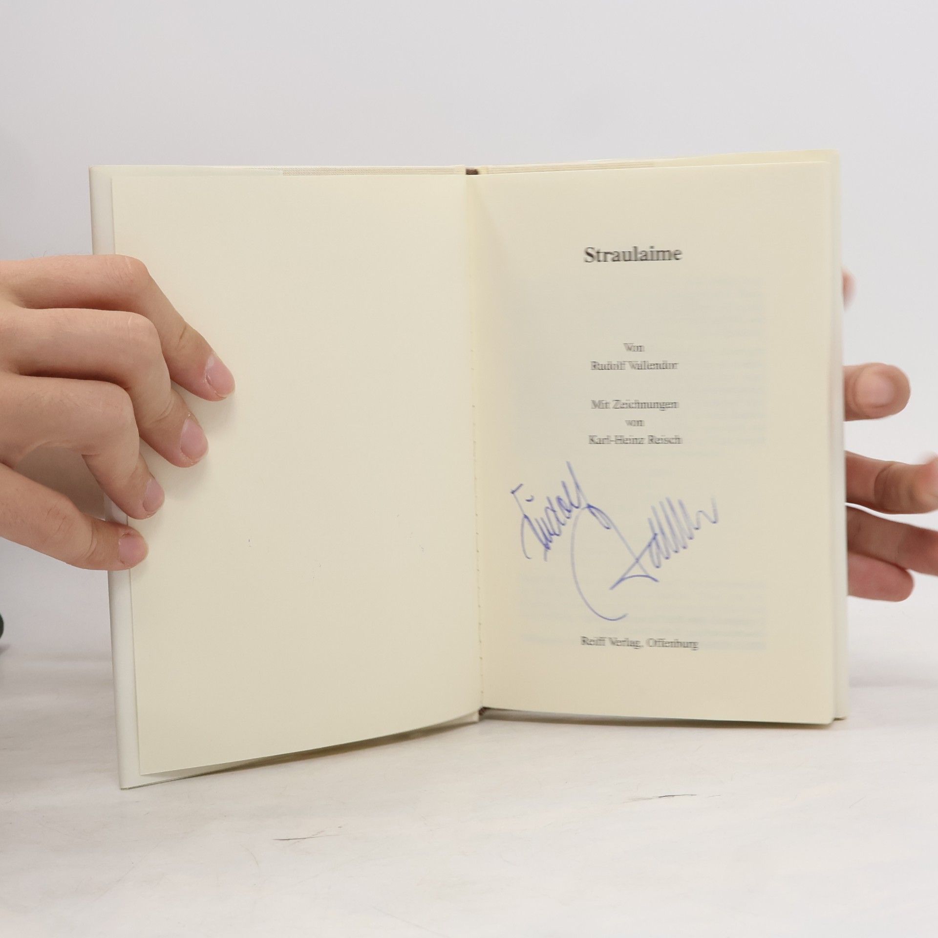 Rudolf Vallendor Straulaime: Geschichten und Gedichte in Hochdeutsch und in niederalemannischer Mundart