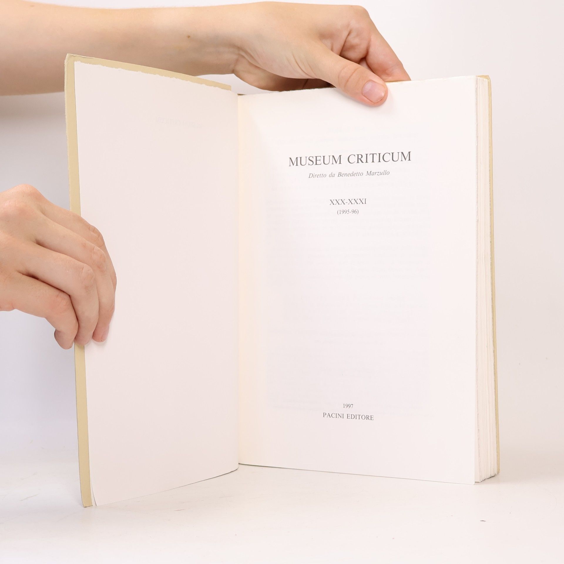 Autores varios Museum Criticum XXX-XXXI
