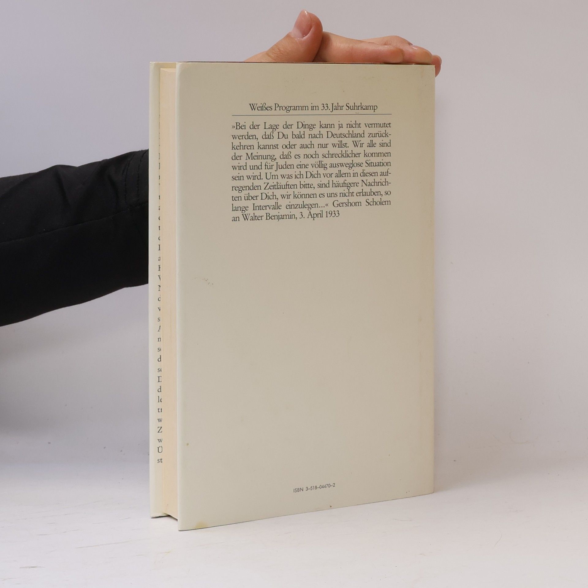 Walter Benjamin Briefwechsel