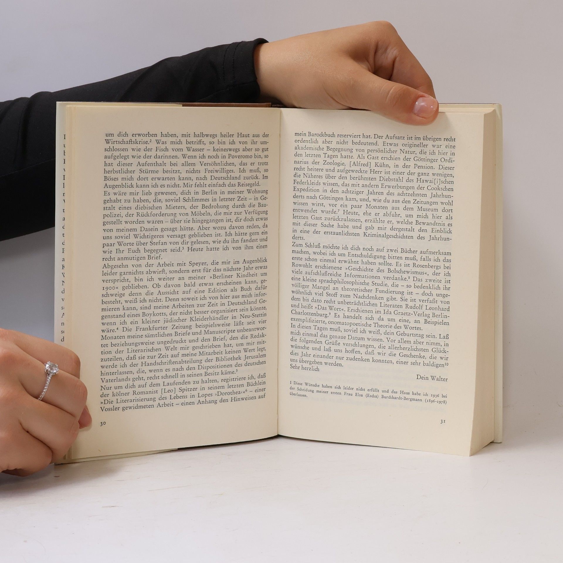 Walter Benjamin Briefwechsel