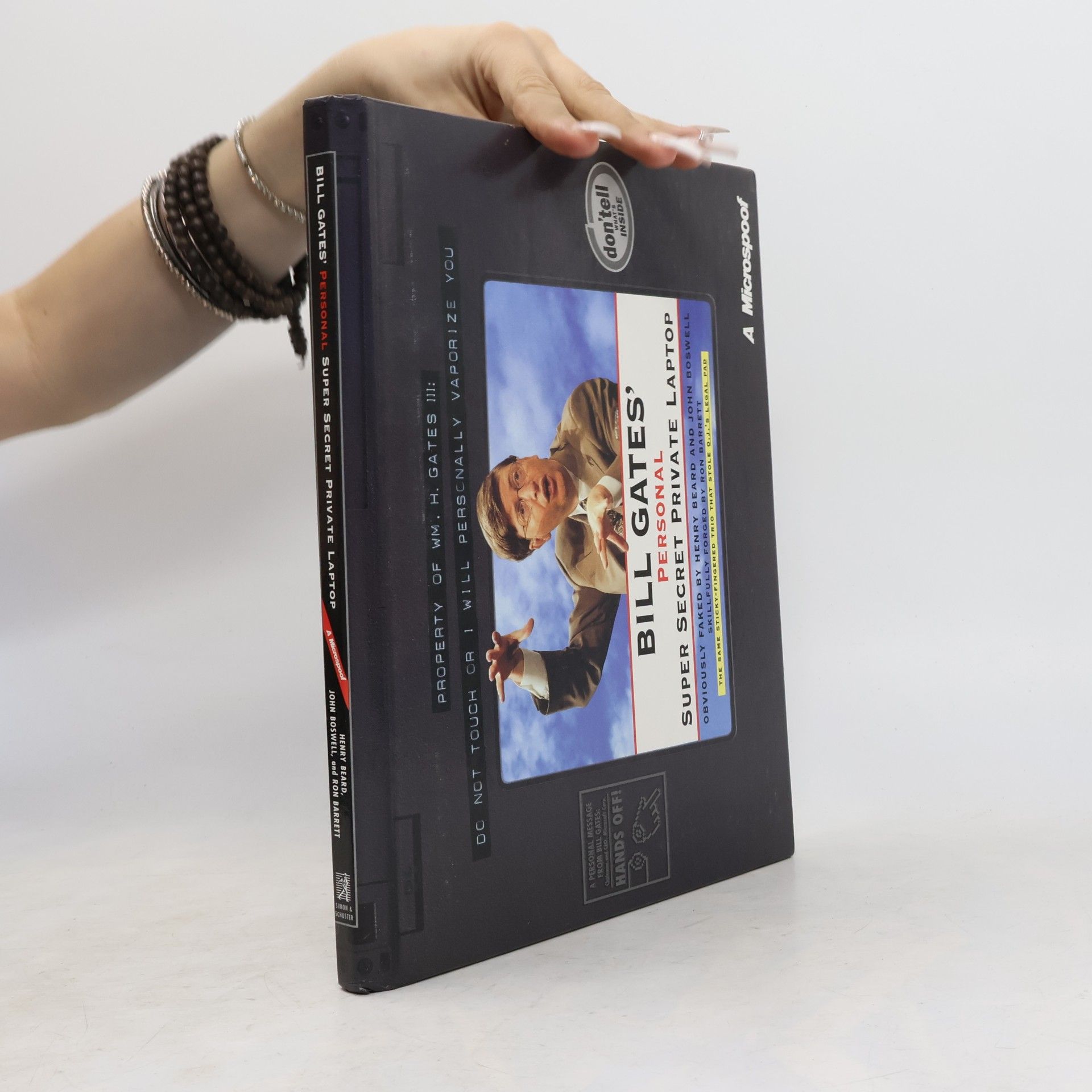 Jean Little Bill Gates' Personal Super Secret Private Laptop A Microspoof