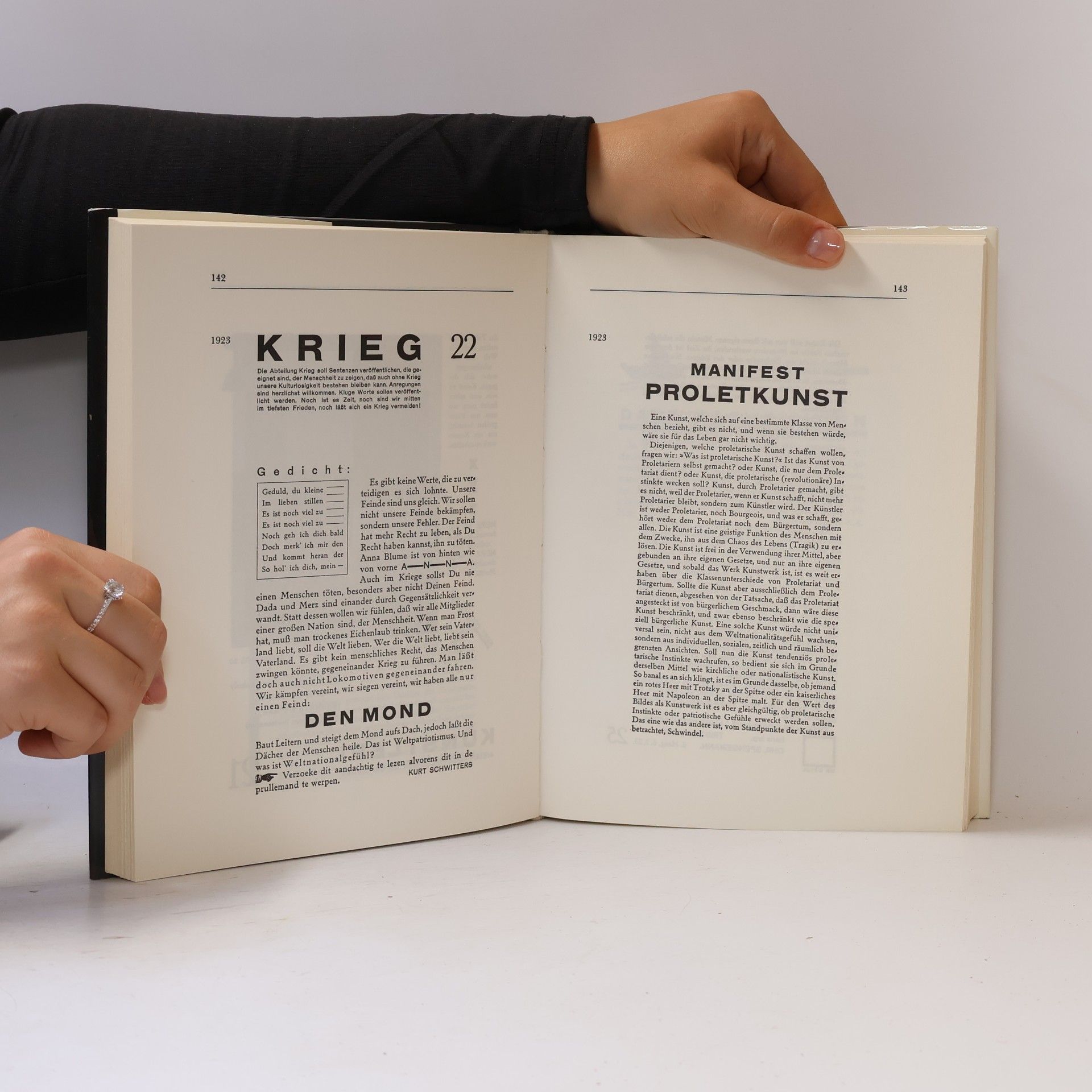 Kurt Schwitters Das literarische Werk, in 5 Bdn., Bd.5, Manifeste und kritische Prosa