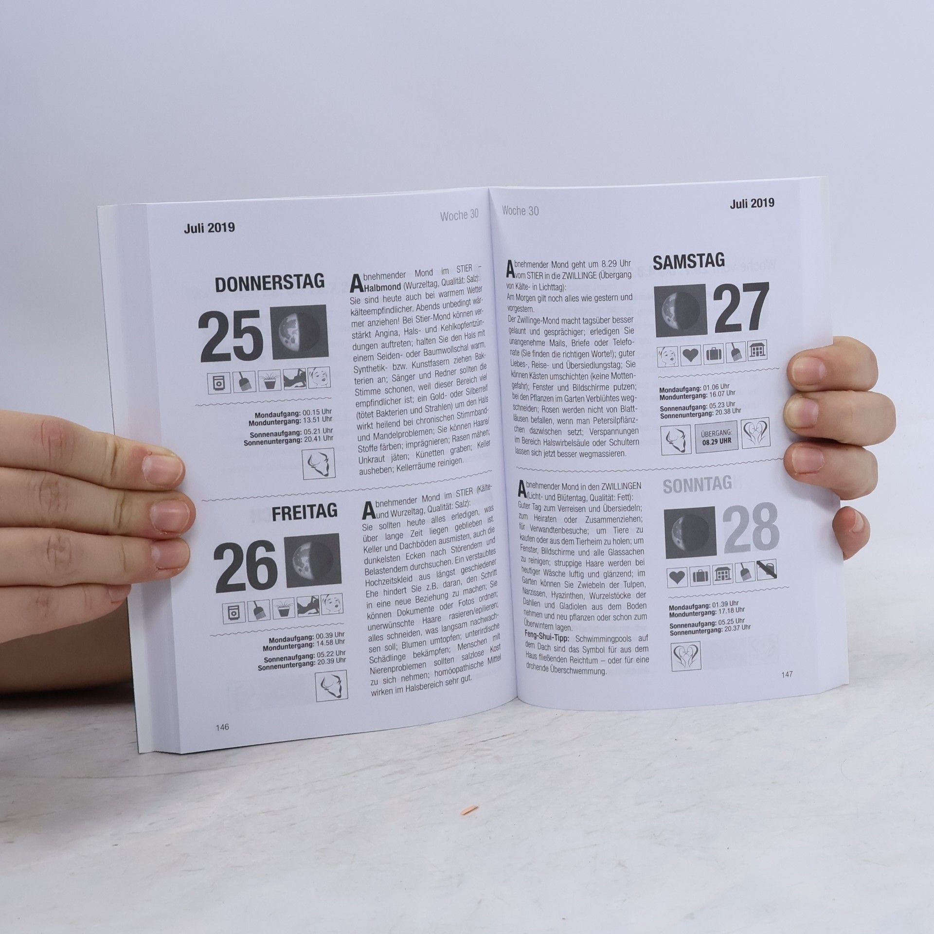 Helga Kuhn Mondkalender 2018