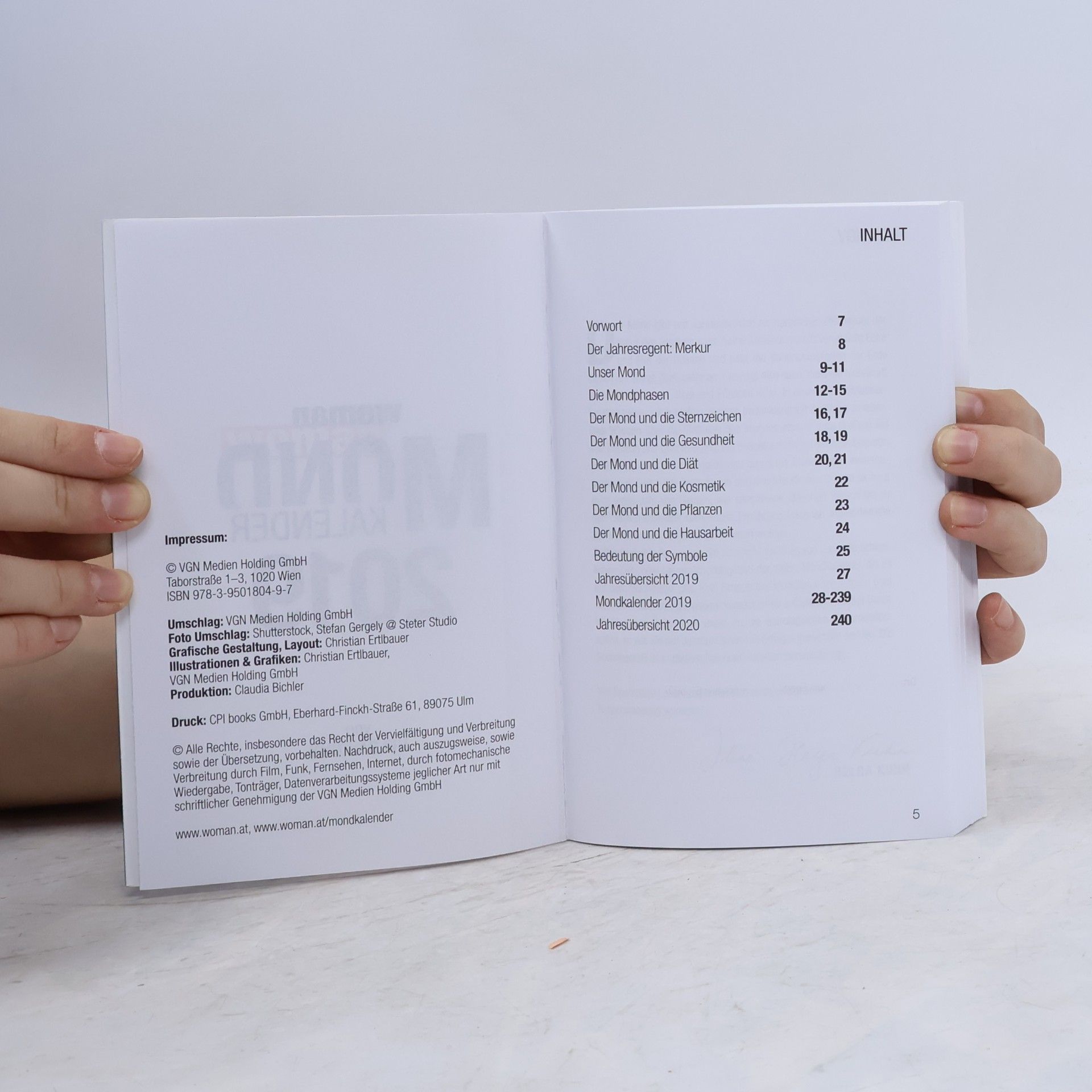 Helga Kuhn Mondkalender 2018