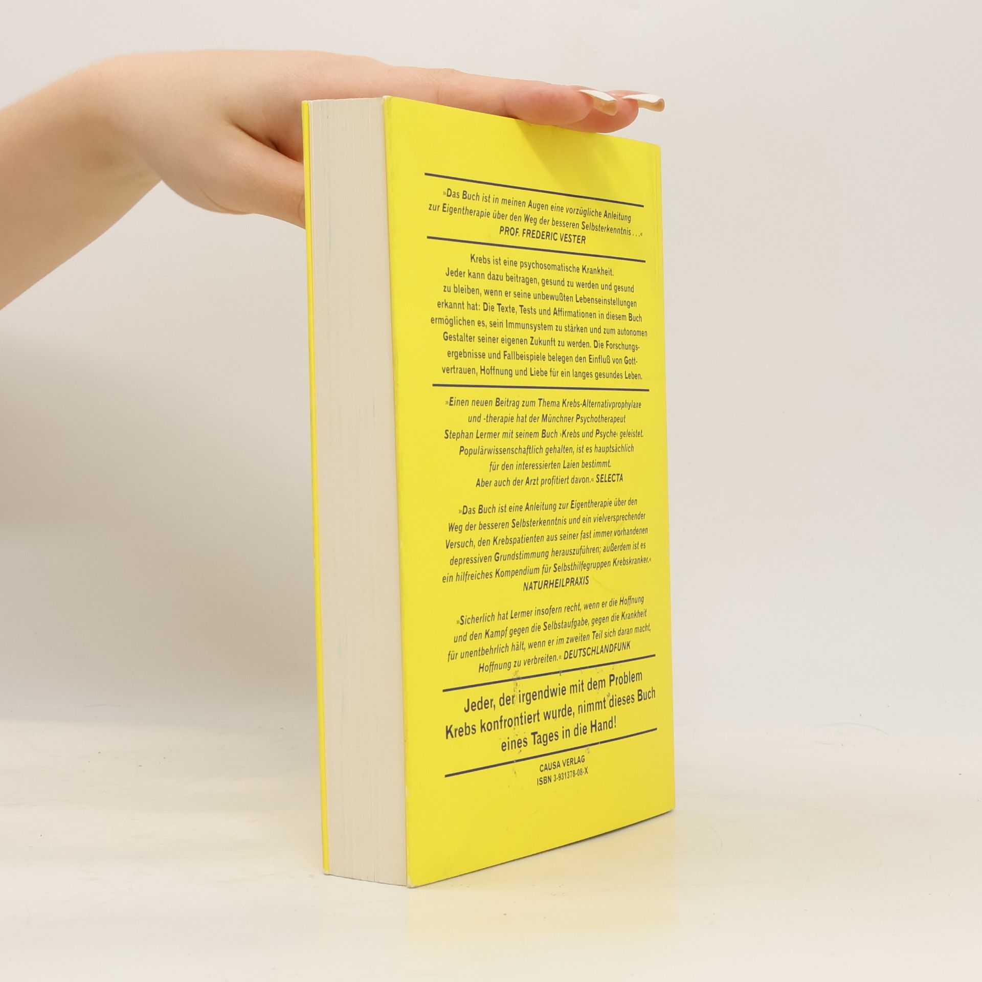 Stephan Lermer Krebs und Psyche - 7. Auflage, aktualisierte Neuausgabe