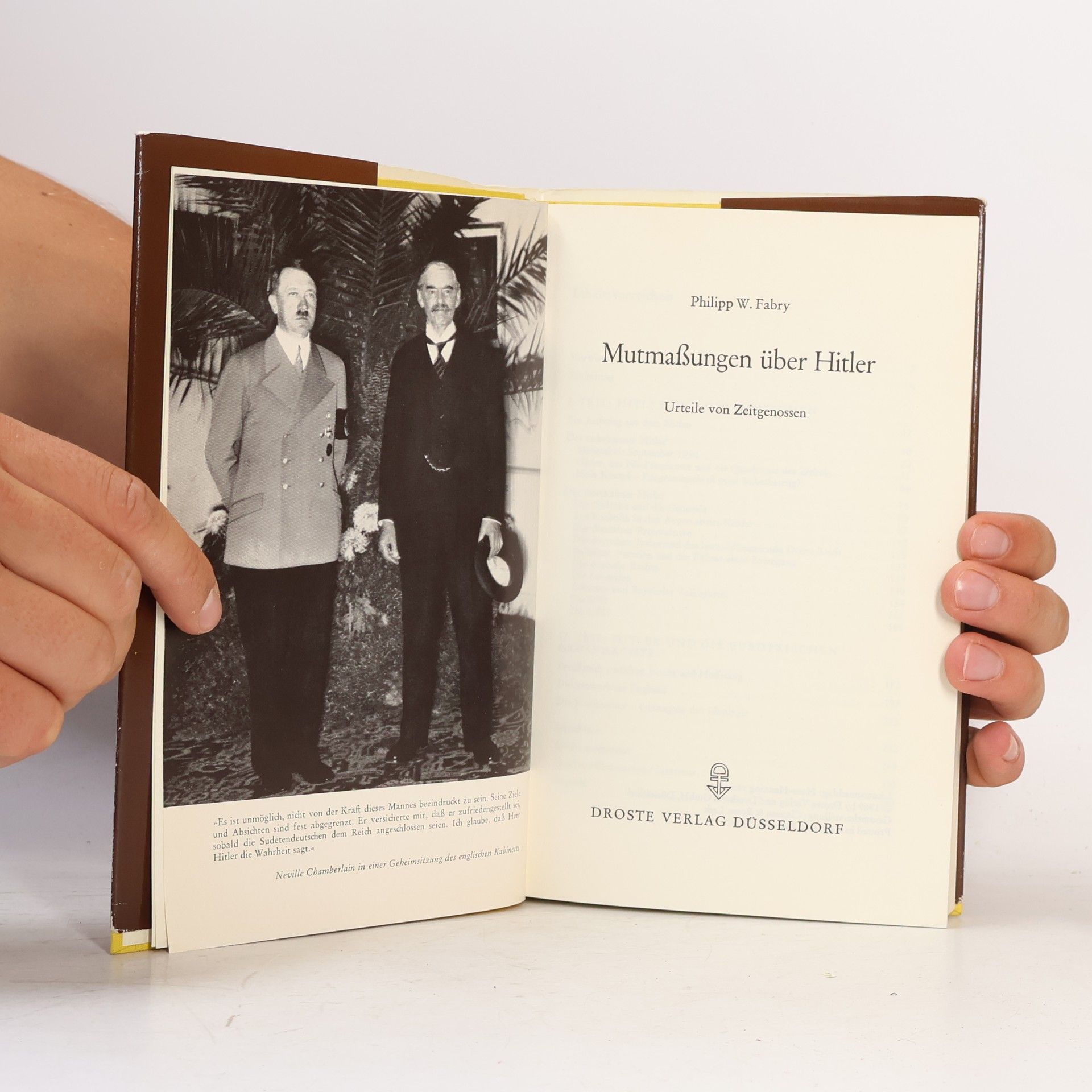 Philipp W. Fabry Mutmaßungen über Hitler