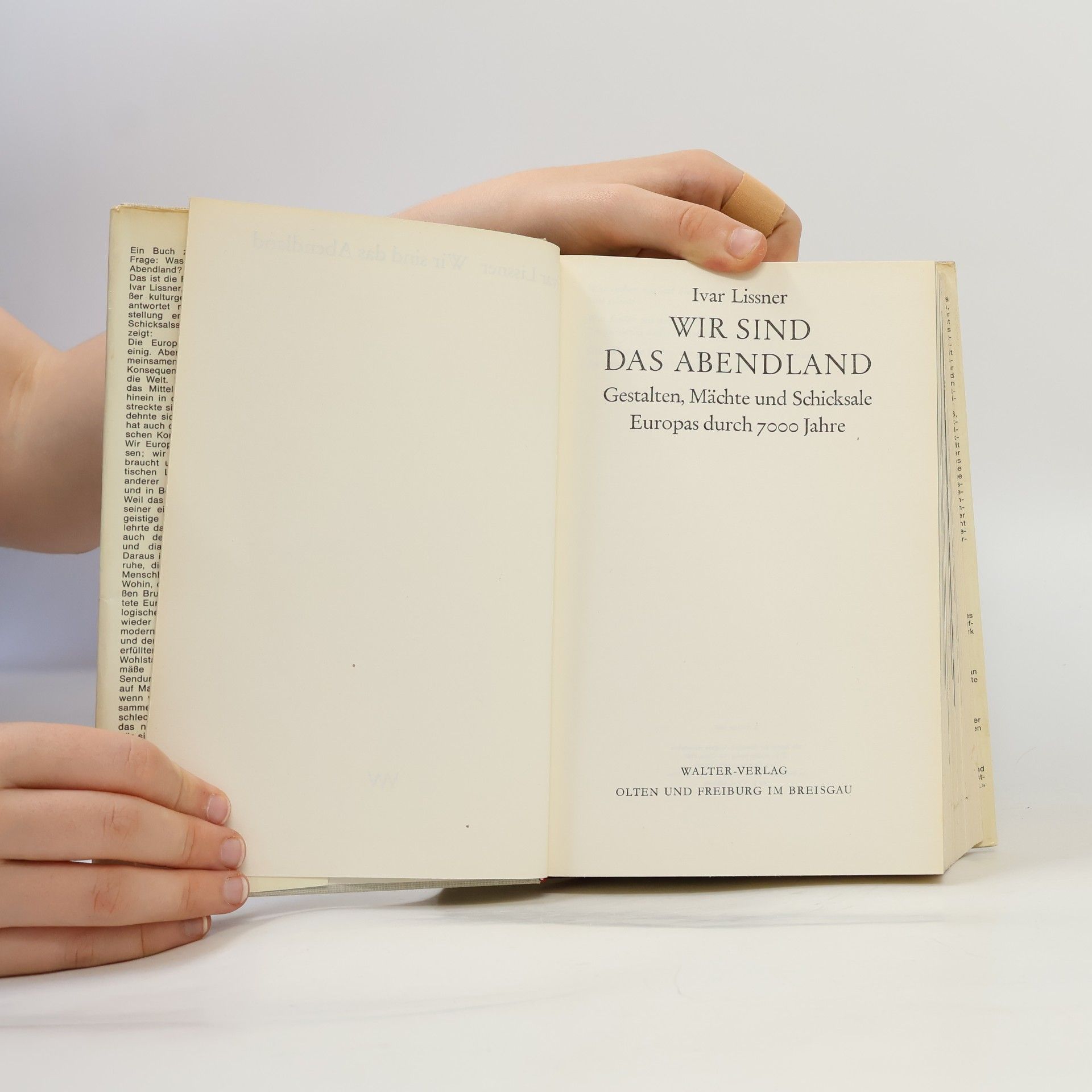 Ivar Lissner Wir sind das Abendland