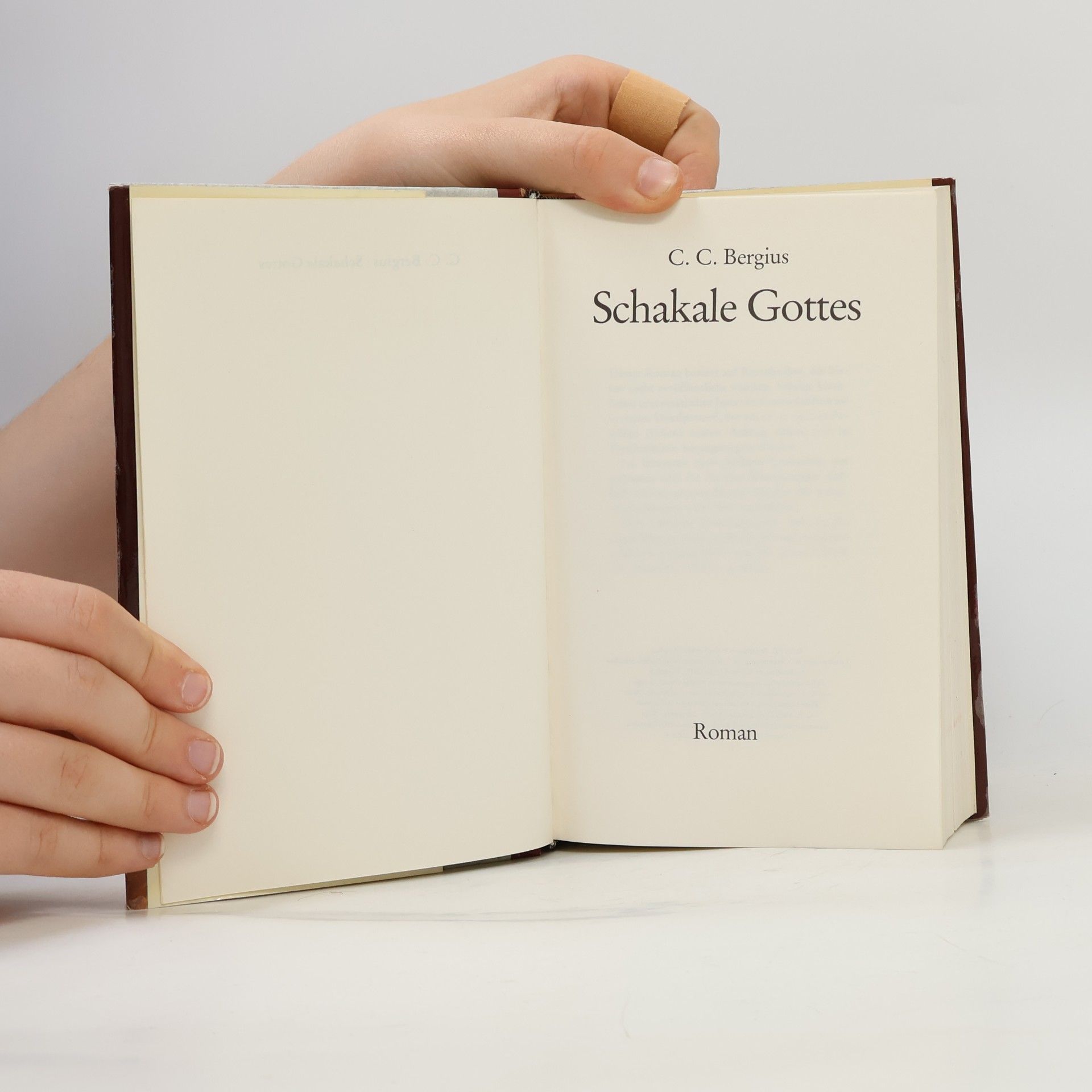 C. C. Bergius Schakale Gottes