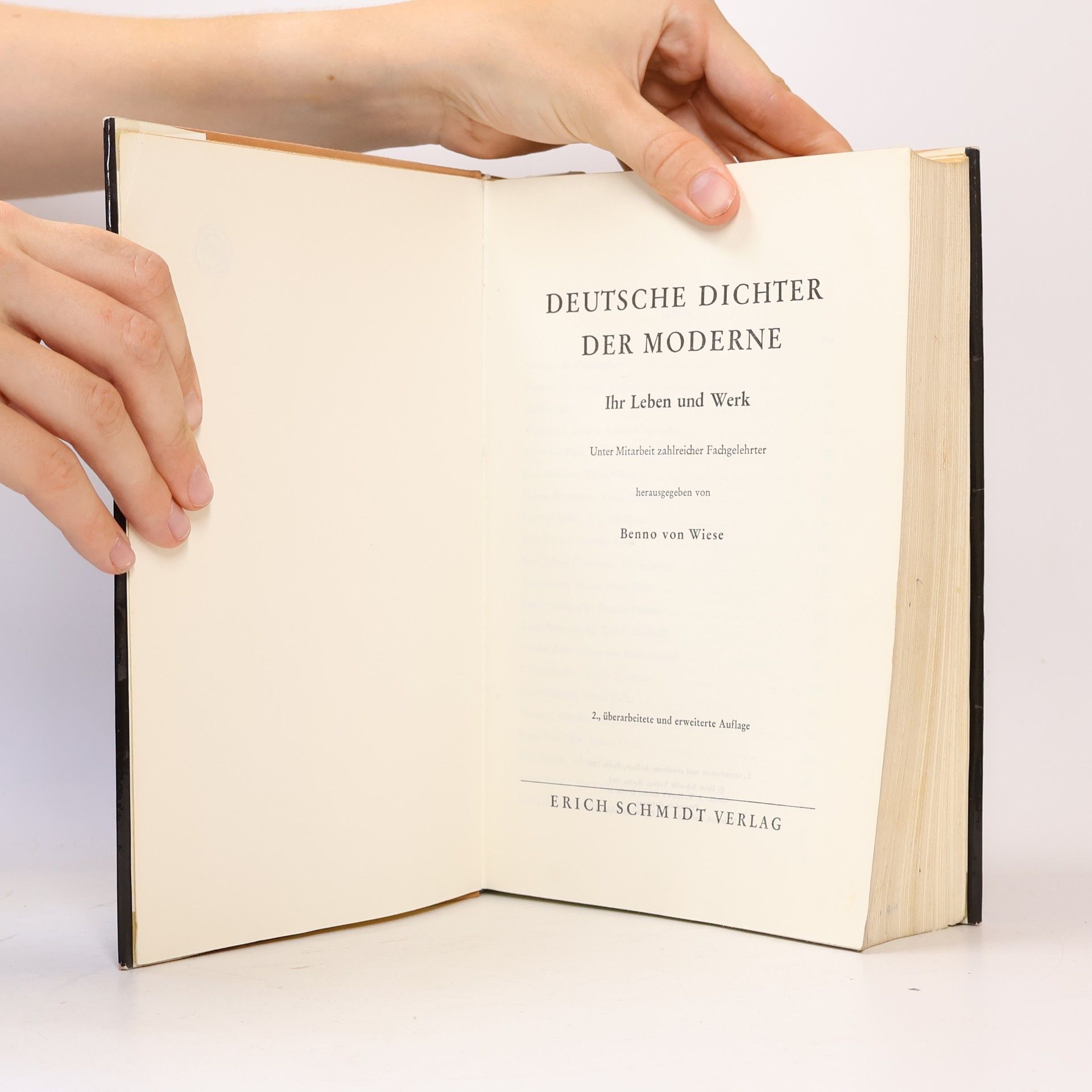 Benno von Wiese Deutsche Dichter der Moderne
