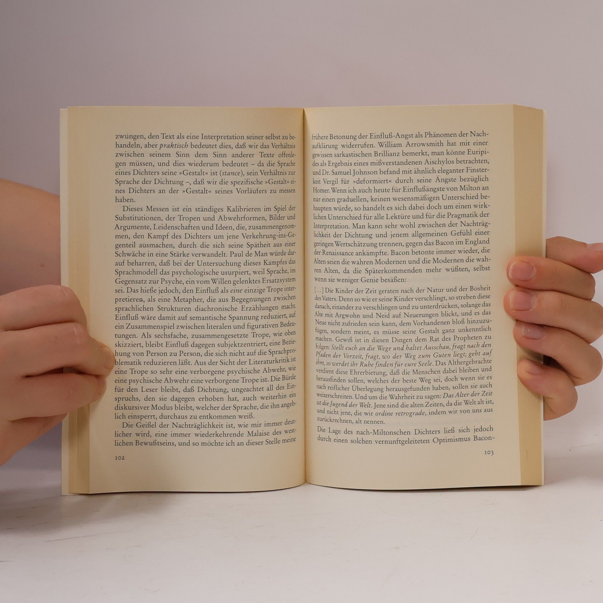 Harold Bloom Edition Suhrkamp: Eine Topographie des Fehllesens