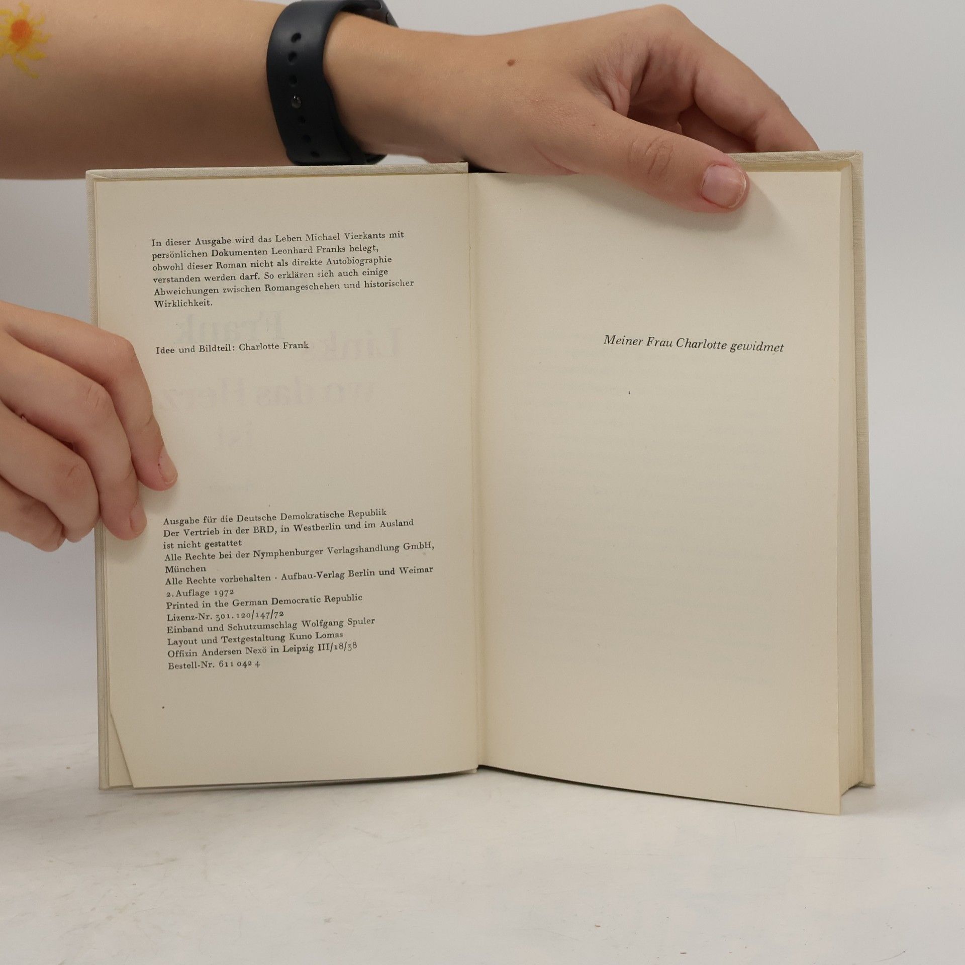 Leonhard Frank Links wo das Herz ist.