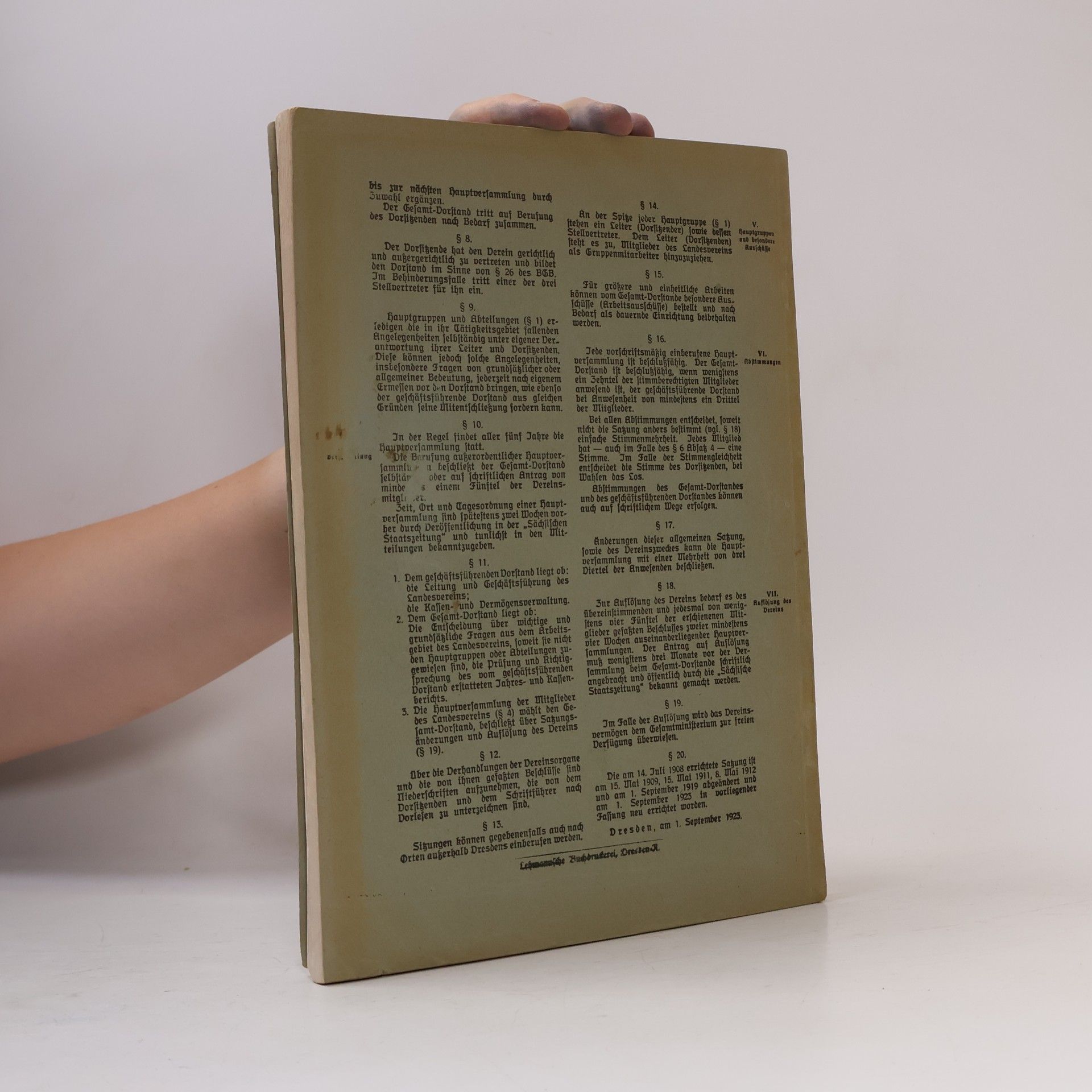 Various authors Mitteilungen des Landesvereins Sächsischer Heimatschutz 7-10. Band 15. Monatsschrift für Heimatschutz, Volkskunde und Denkmalpflege