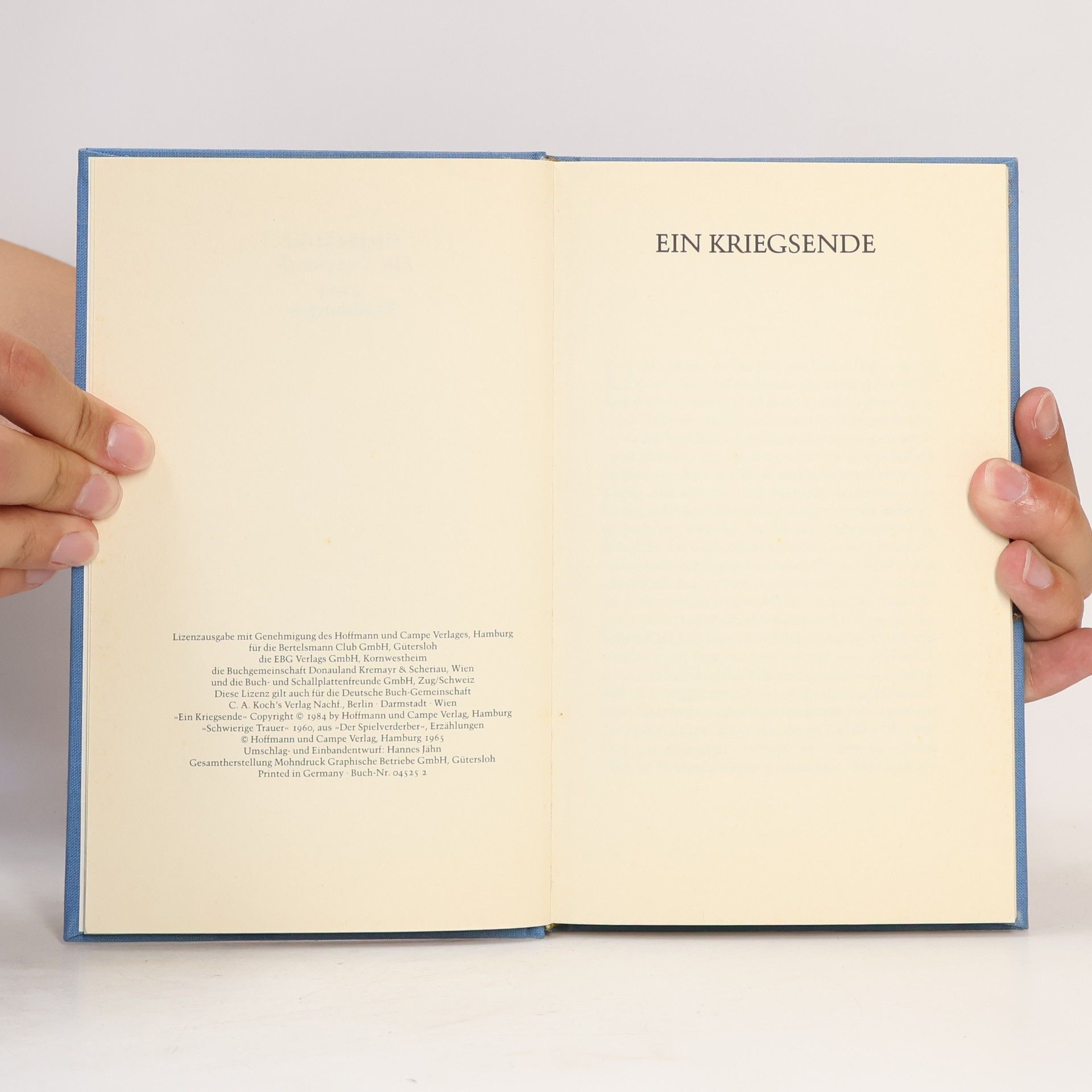 Siegfried Lenz Ein Kriegsende
