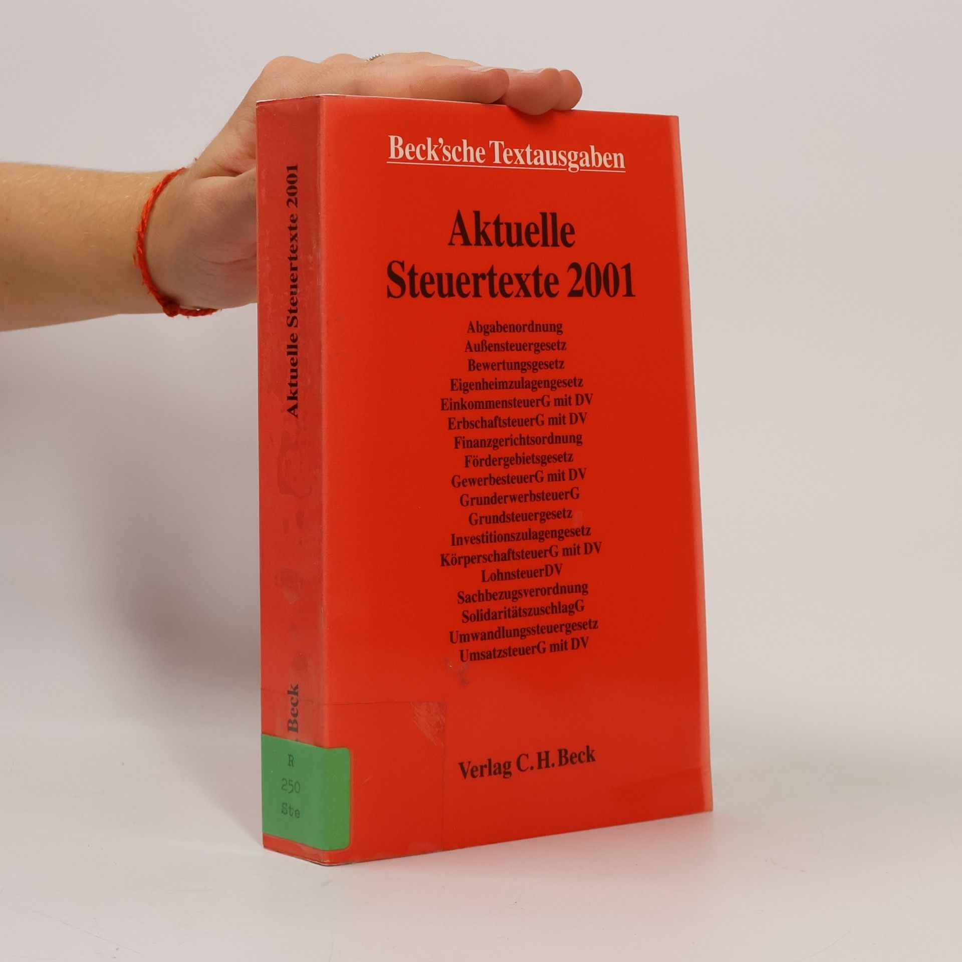 Kolektiv autorů Aktuelle Steuertexte 2001