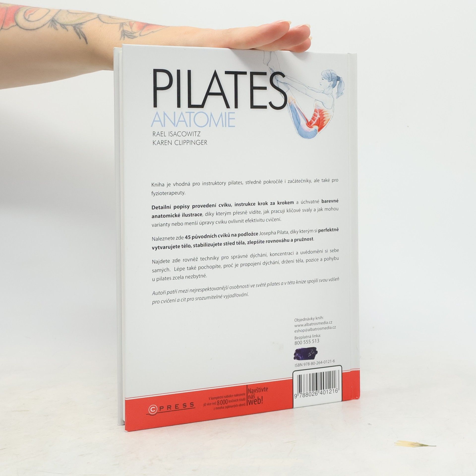Rael Isacowitz Pilates anatomie: Váš ilustrovaný průvodce cvičením na podložce