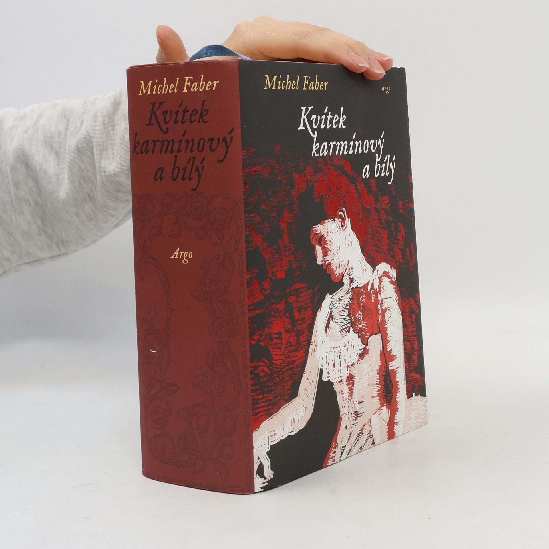 Michel Faber Kvítek karmínový a bílý