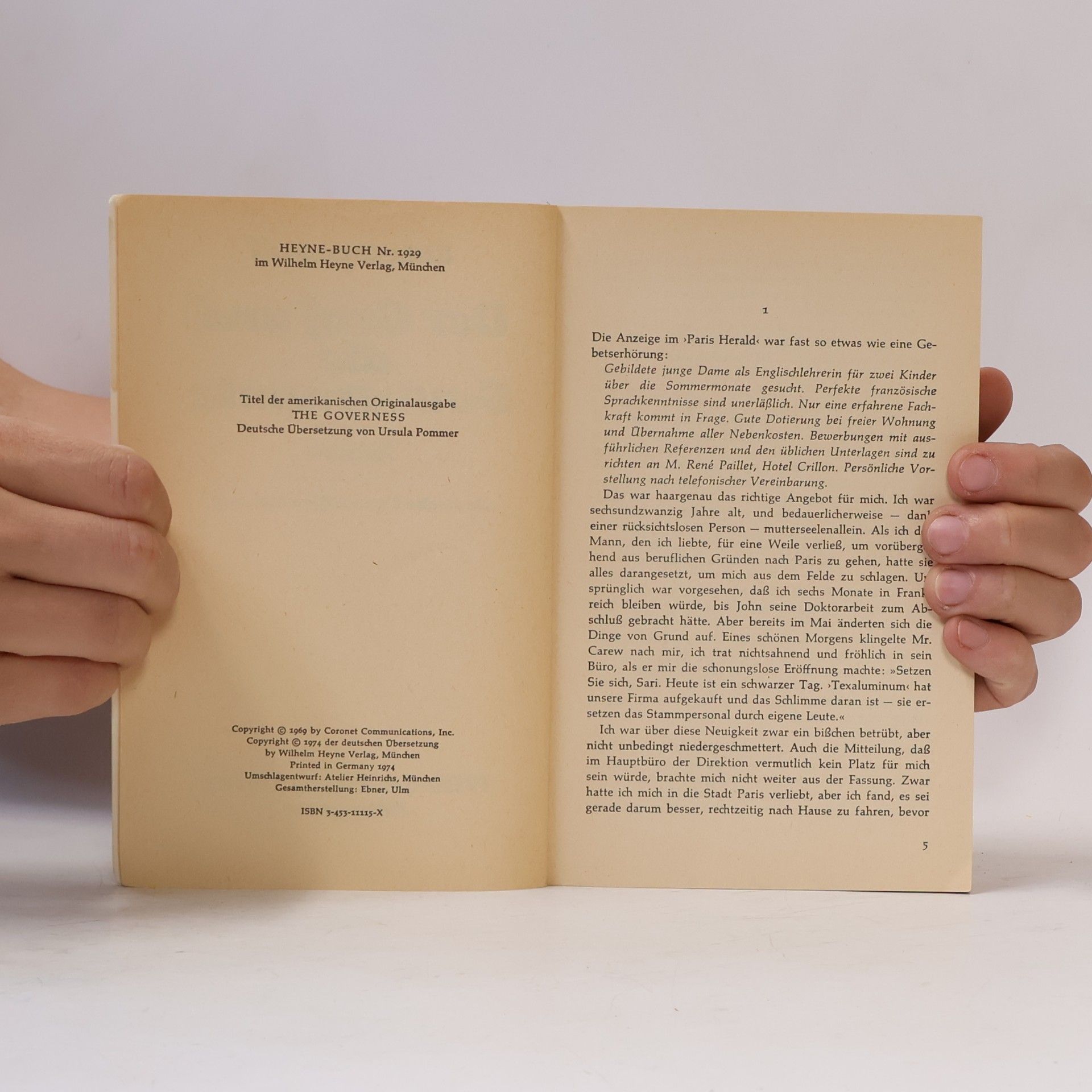 Elsie Cromwell Romantic Thriller - 1929: Der Graf und die Gouvernante