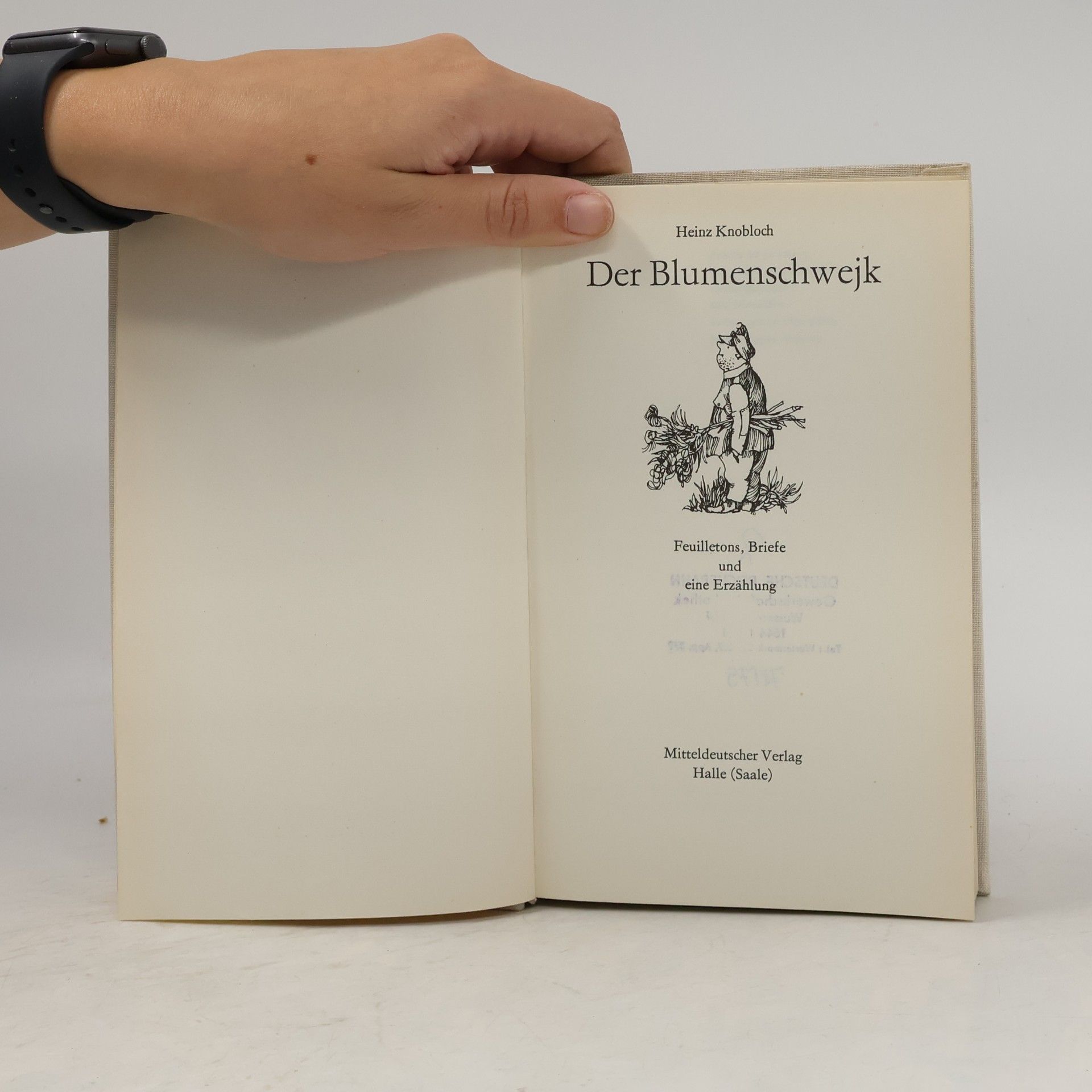 Heinz Knobloch Der Blumenschwejk