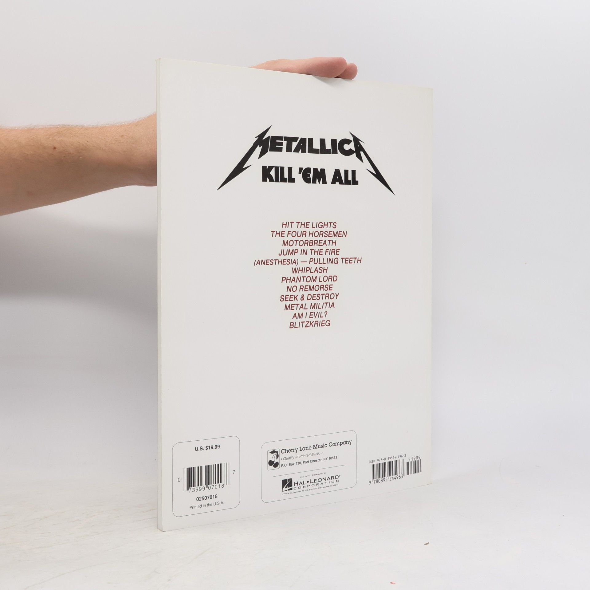 Metallica Metallica - Kill 'Em All