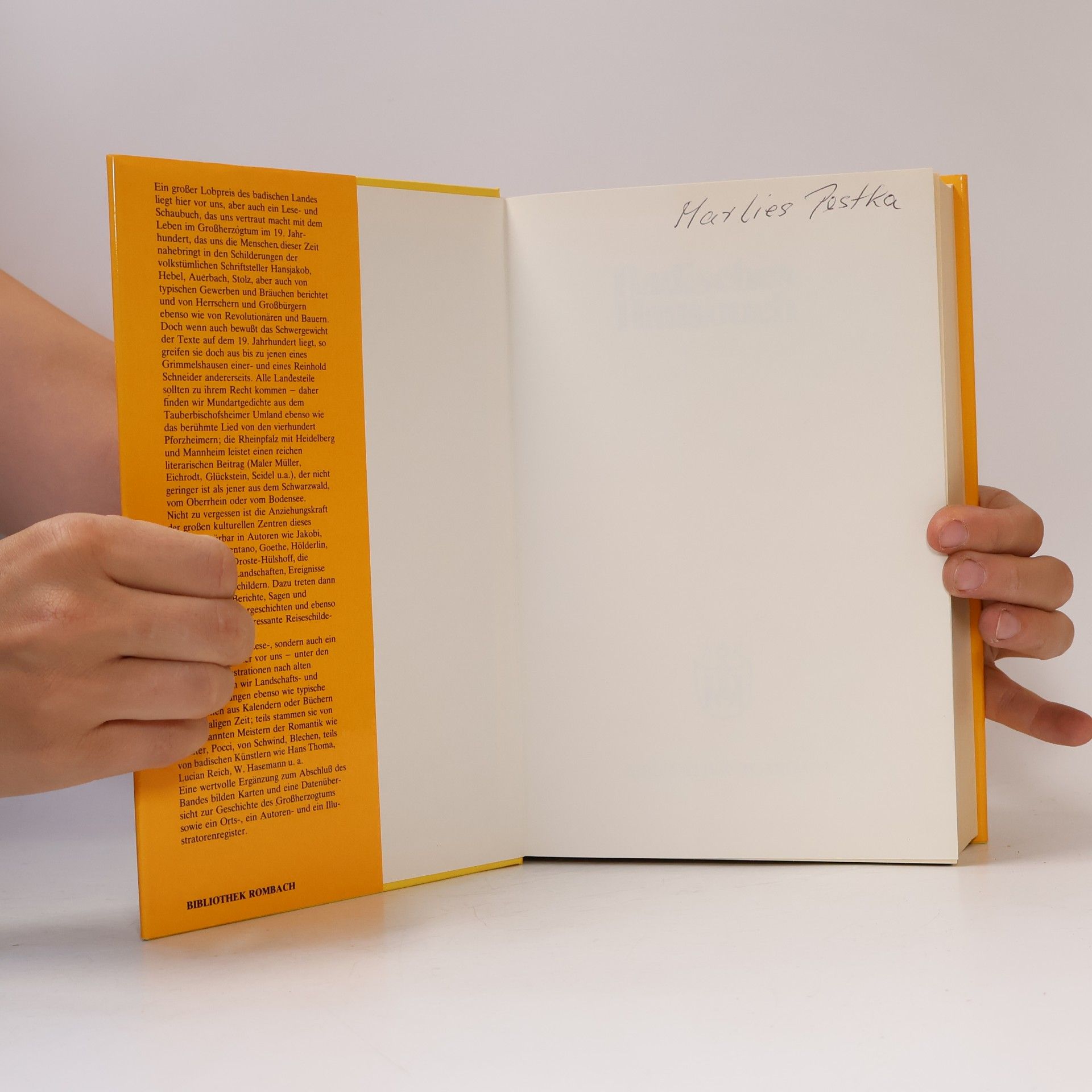 Diethard H. Klein Badisches Hausbuch
