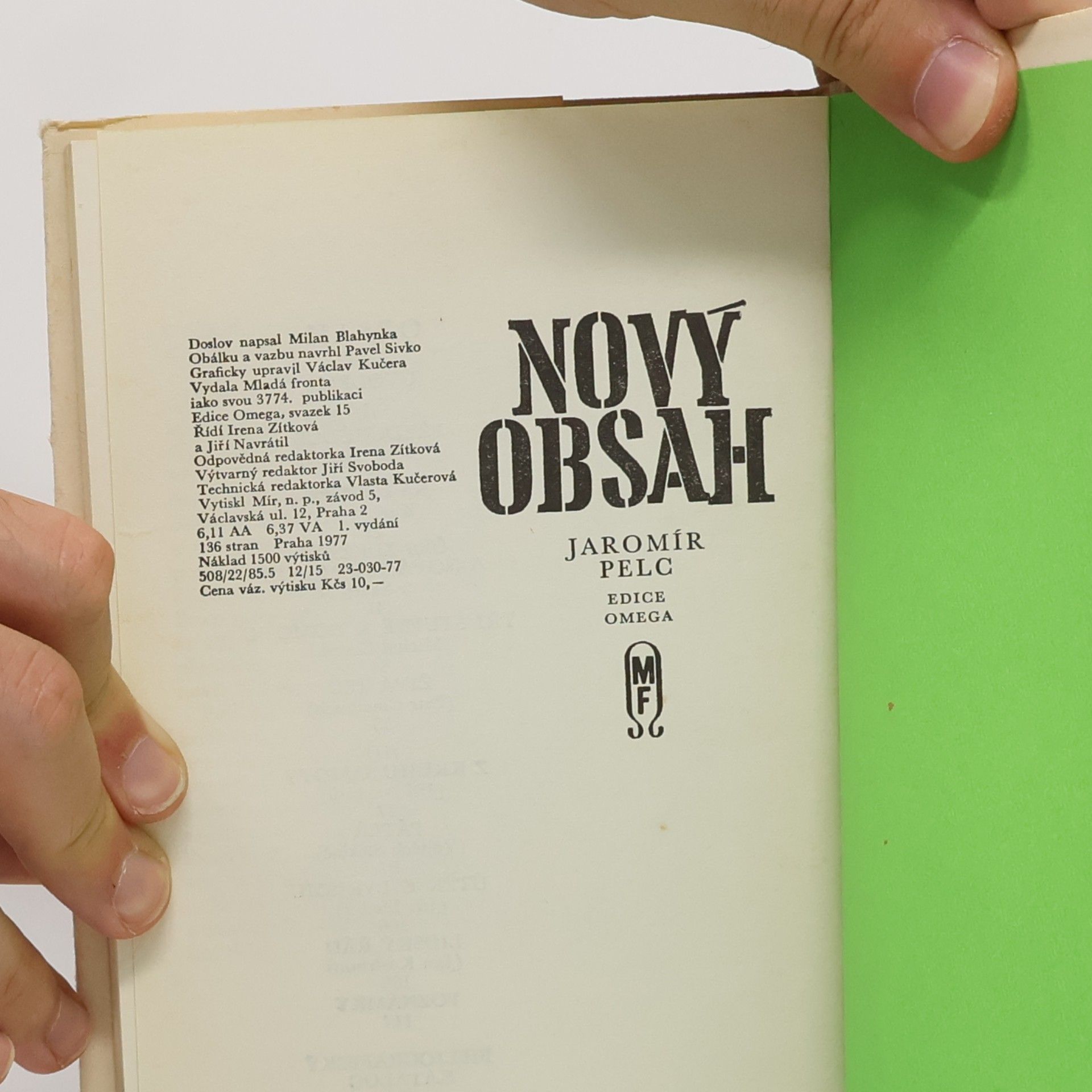 Collectif d'auteurs Nový obsah