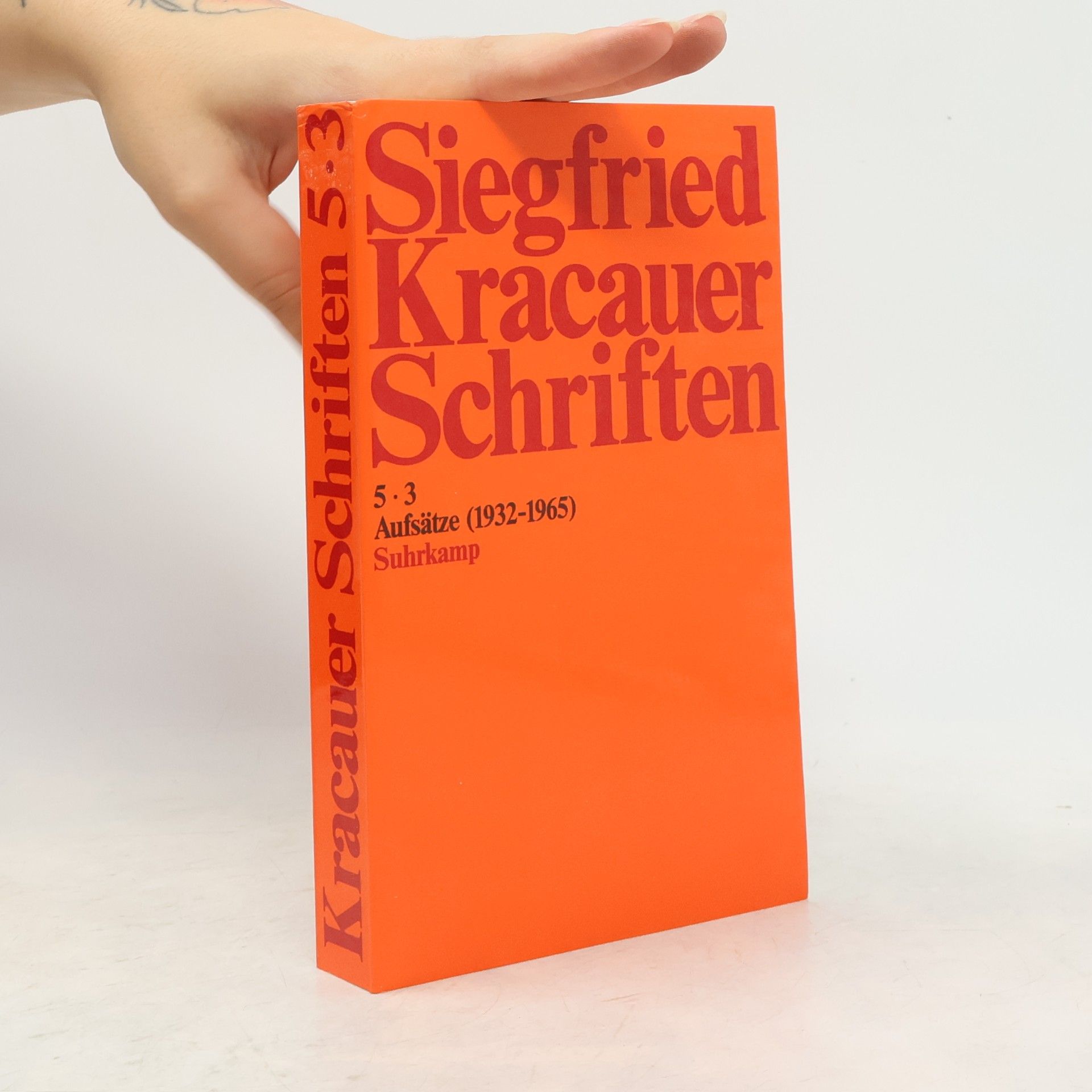 Siegfried Kracauer Schriften 5.1