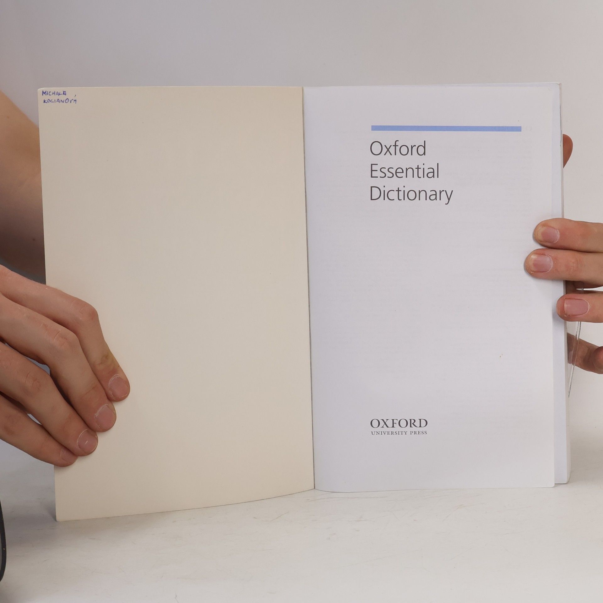 Alison Waters Oxford essential dictionary