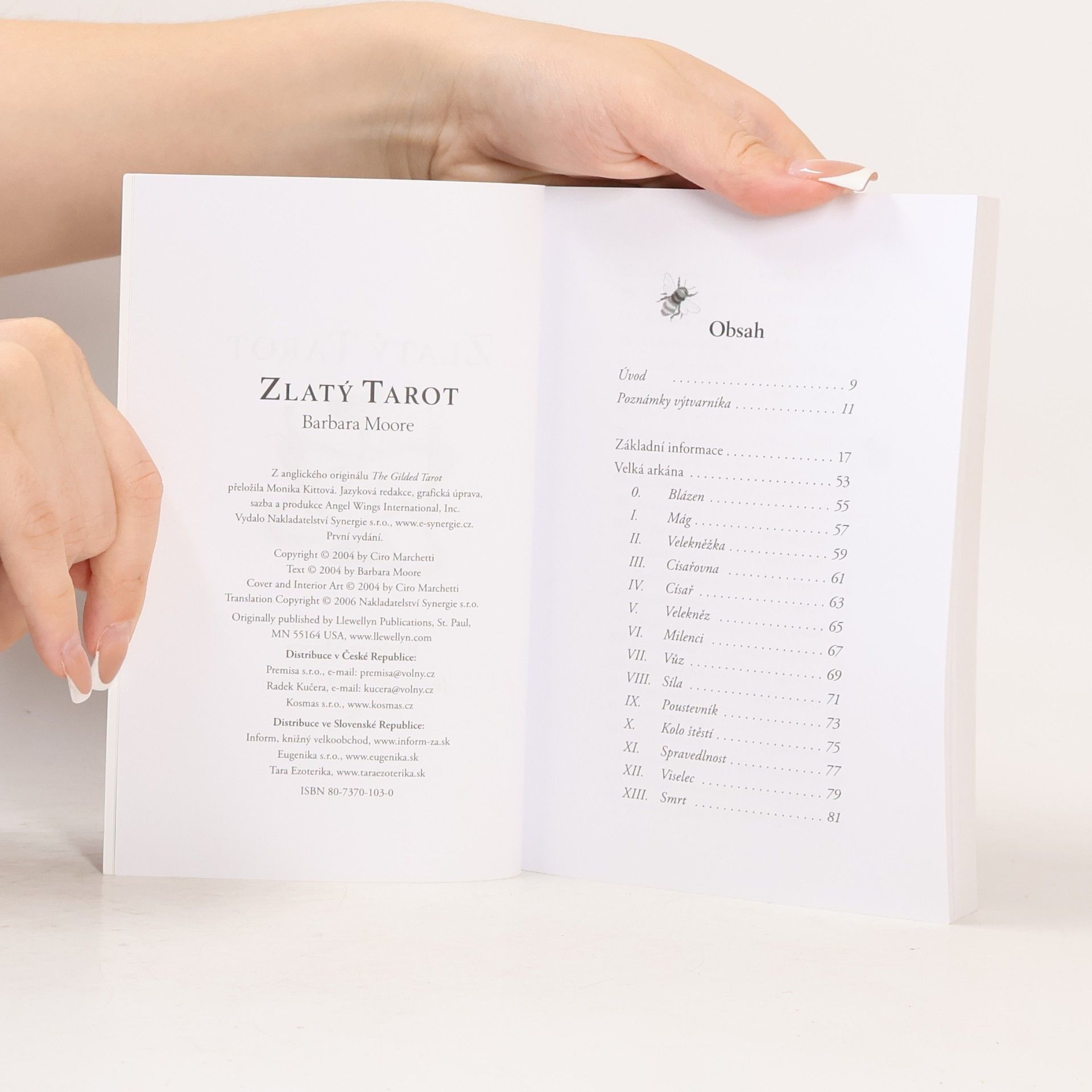Barbara Moore Zlatý tarot