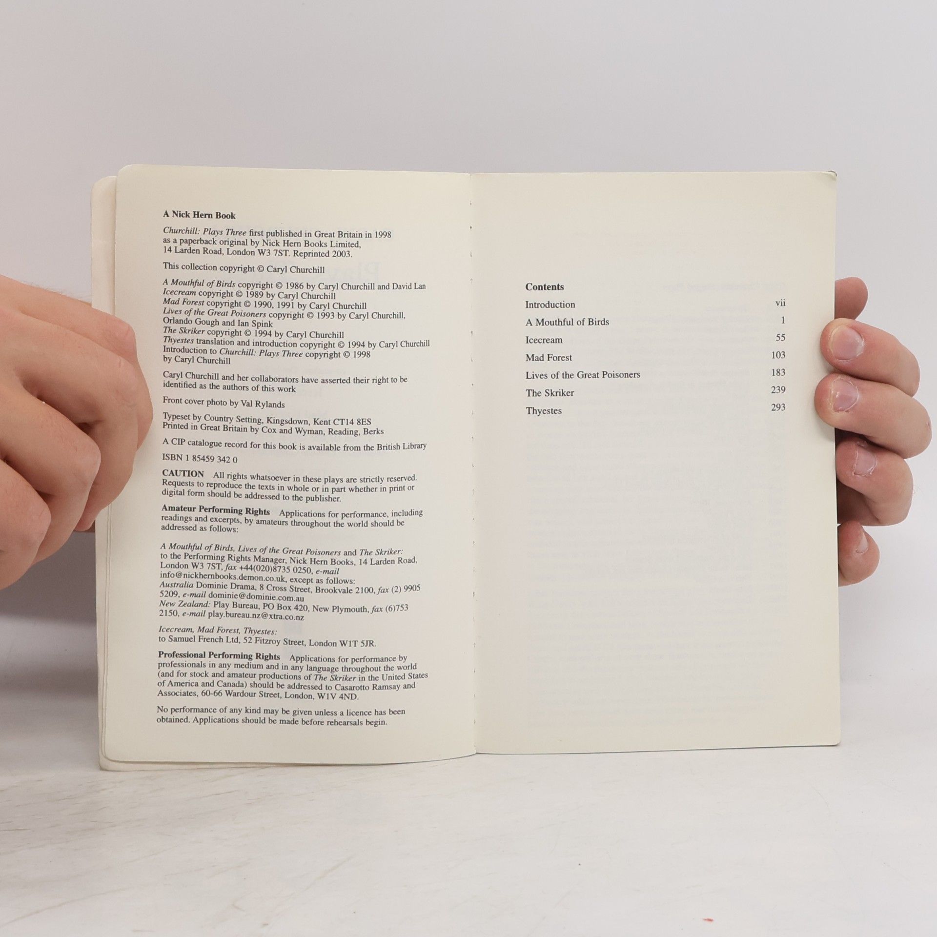 Caryl Churchill Plays 3