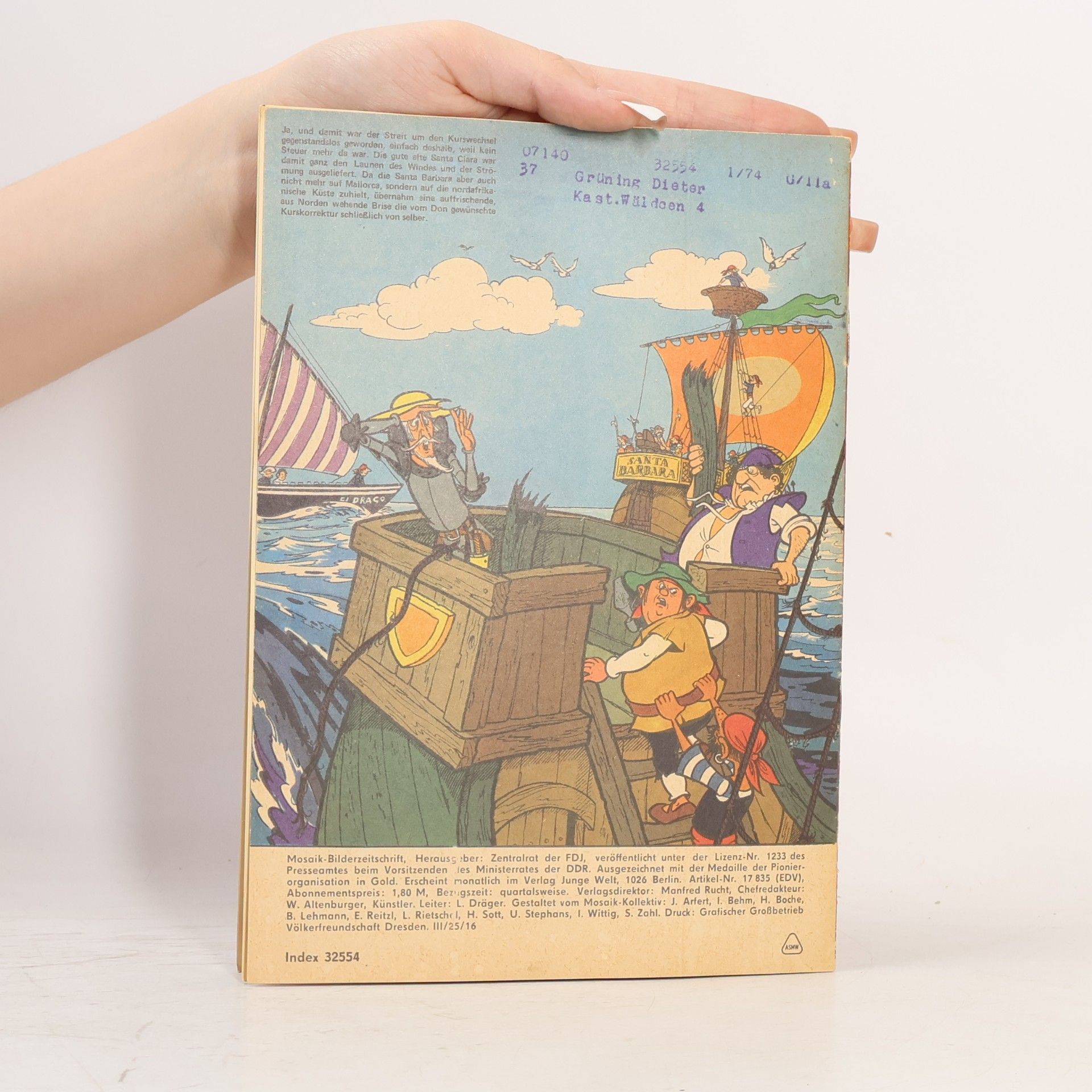 Autorenkollektiv Mosaik 5/1981. Die Reise nach Mallorca