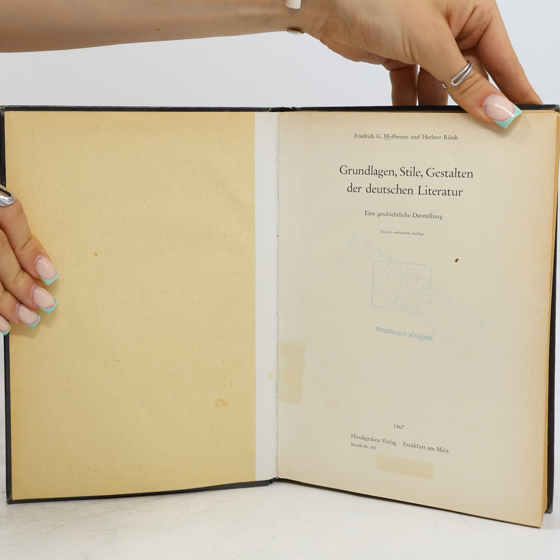 Autorenkollektiv Grundlagen, Stile, Gestalten der deutschen Literatur