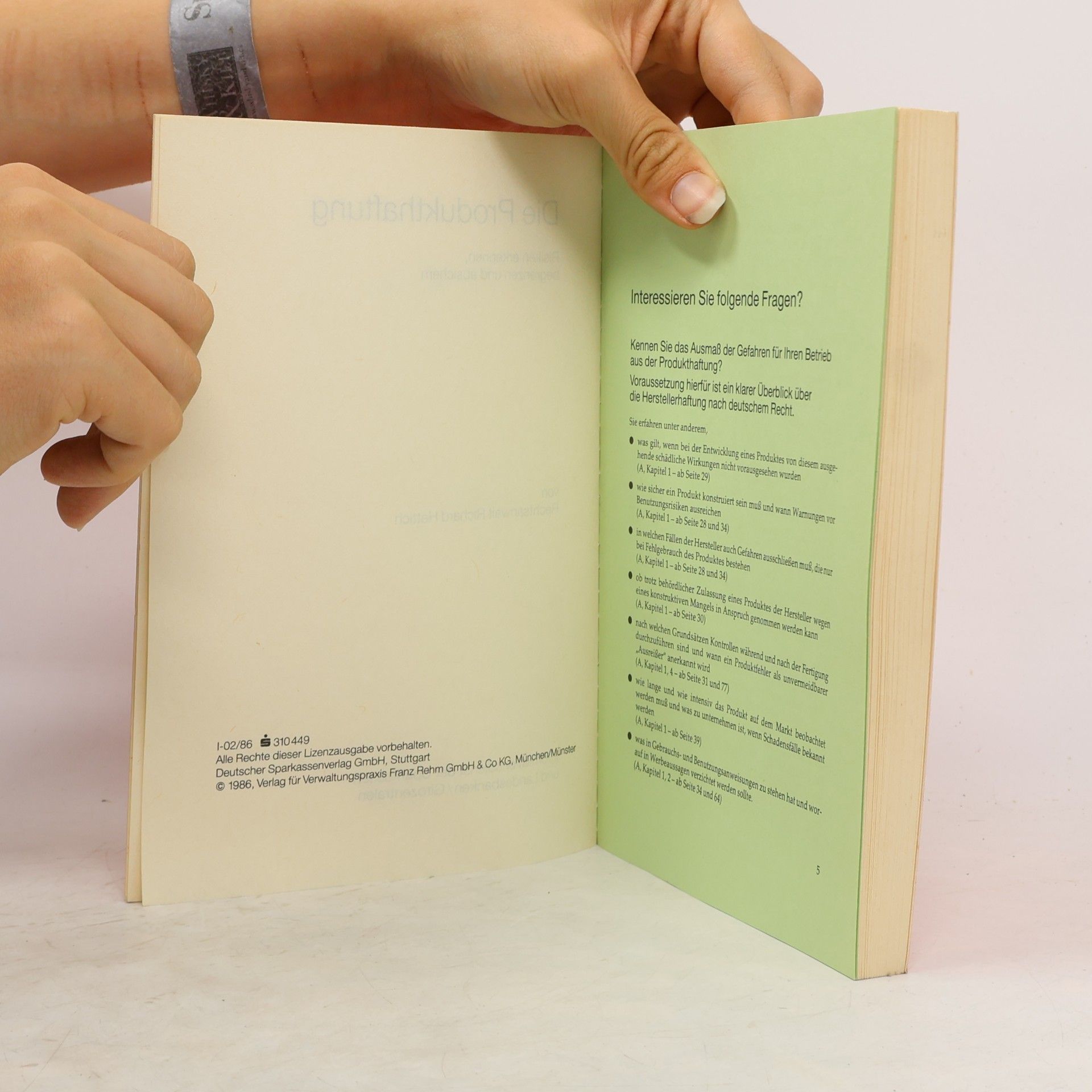 Various authors Produkthaftung
