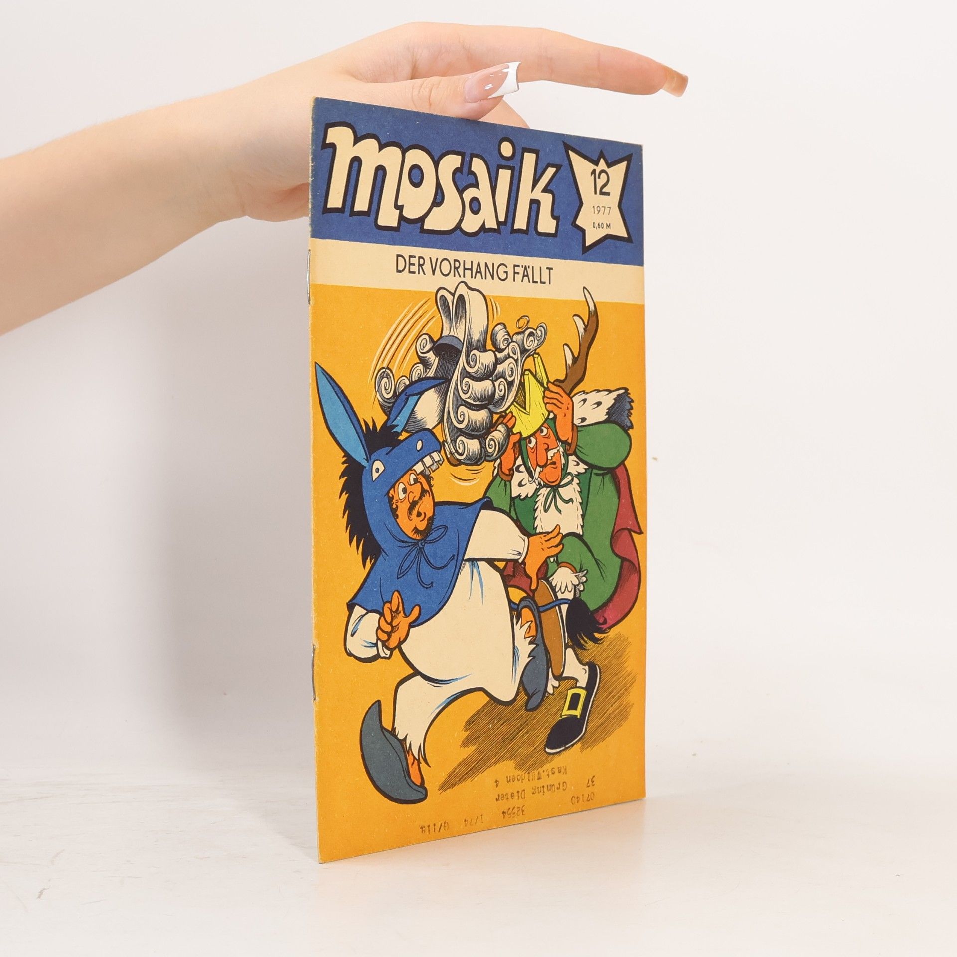 Autorenkollektiv Mosaik 12/1977. Der Vorhang fällt