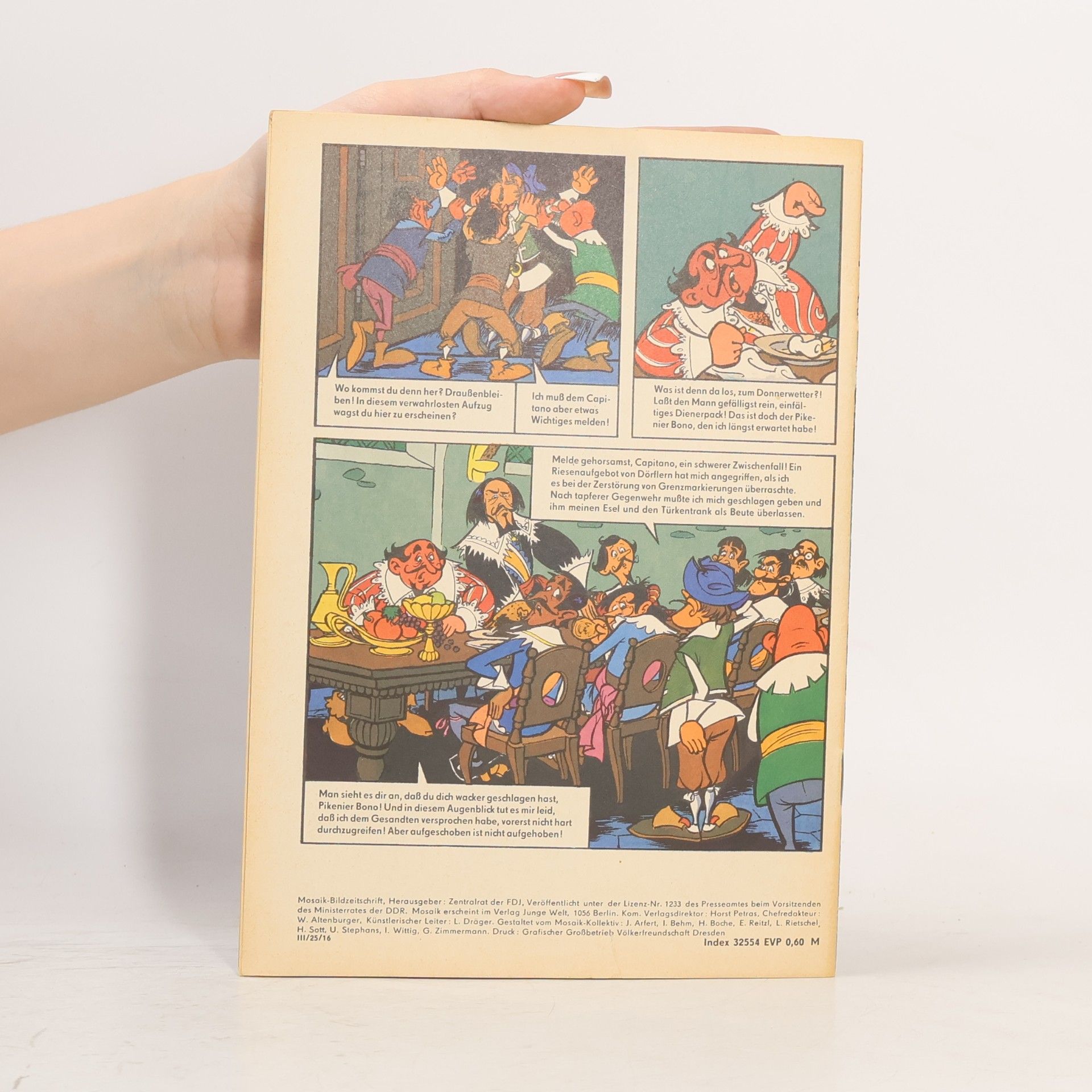 Auteurscollectief Mosaik 7/1976. Vom geier Geholt