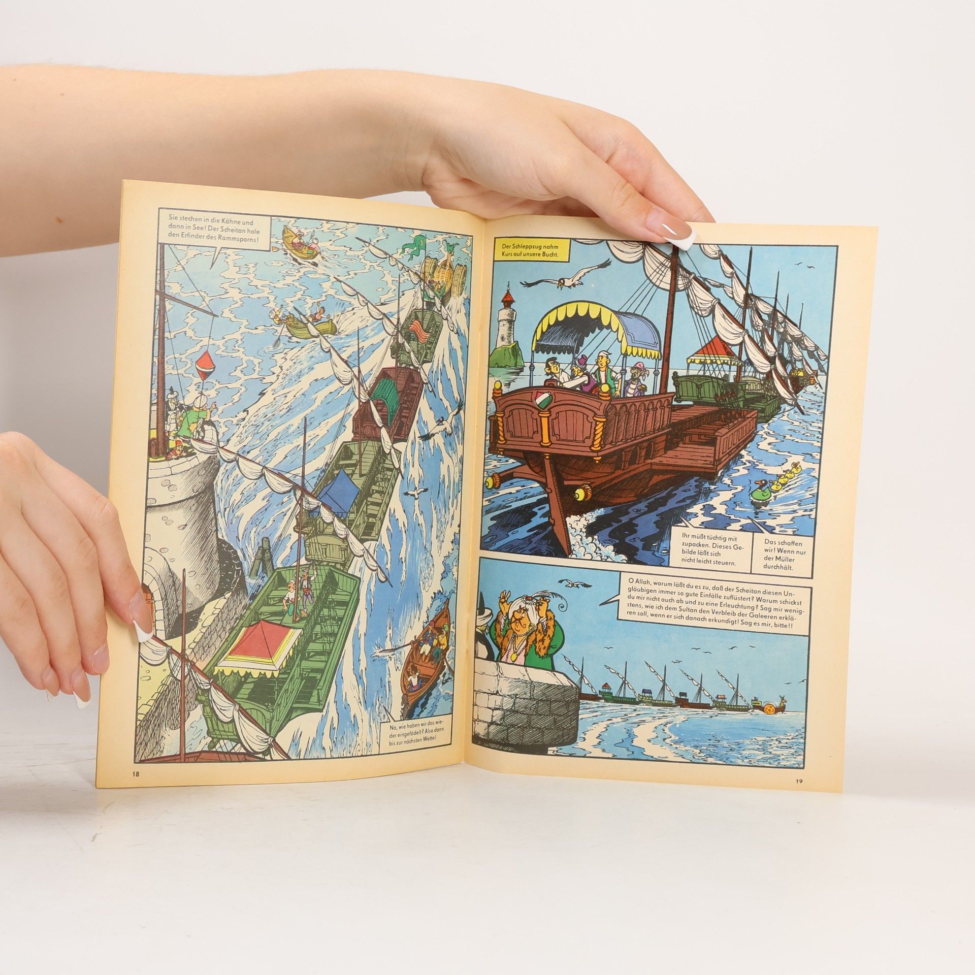 Autorenkollektiv Mosaik 10/1976. Feuer im Schiff!