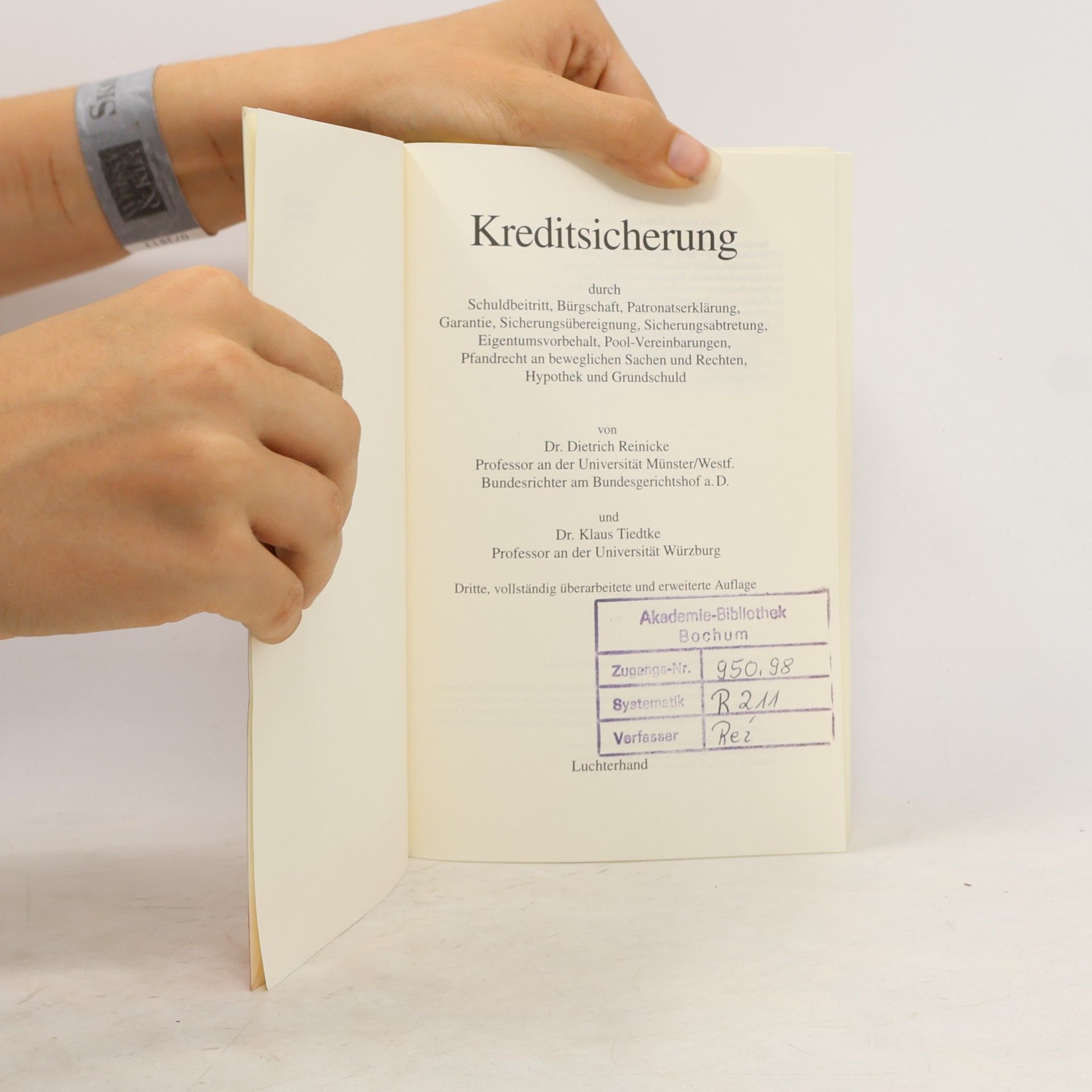 Dietrich Reinicke Kreditsicherung